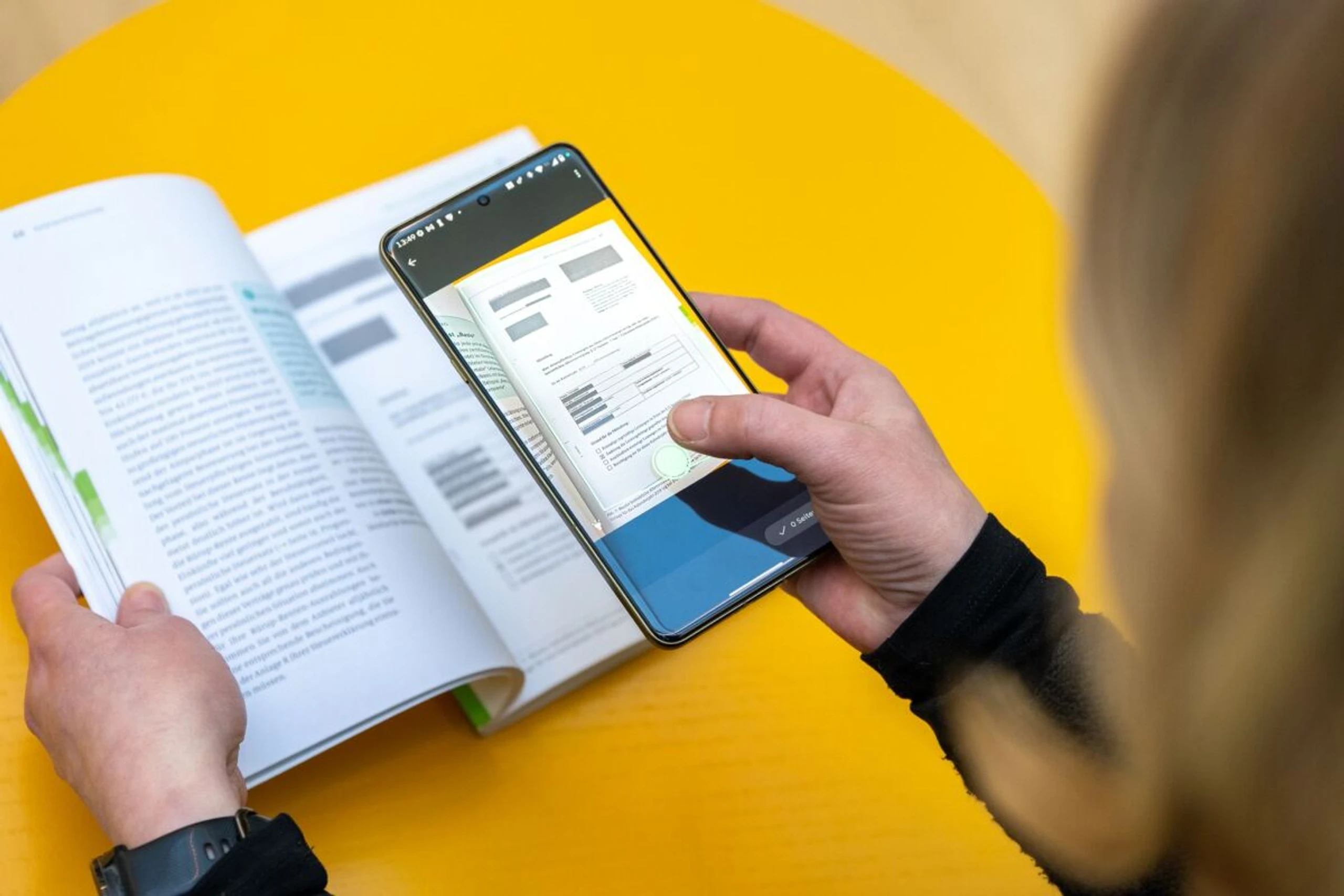 Fairscan übernimmt automatisch Zuschnitt und Bildoptimierung