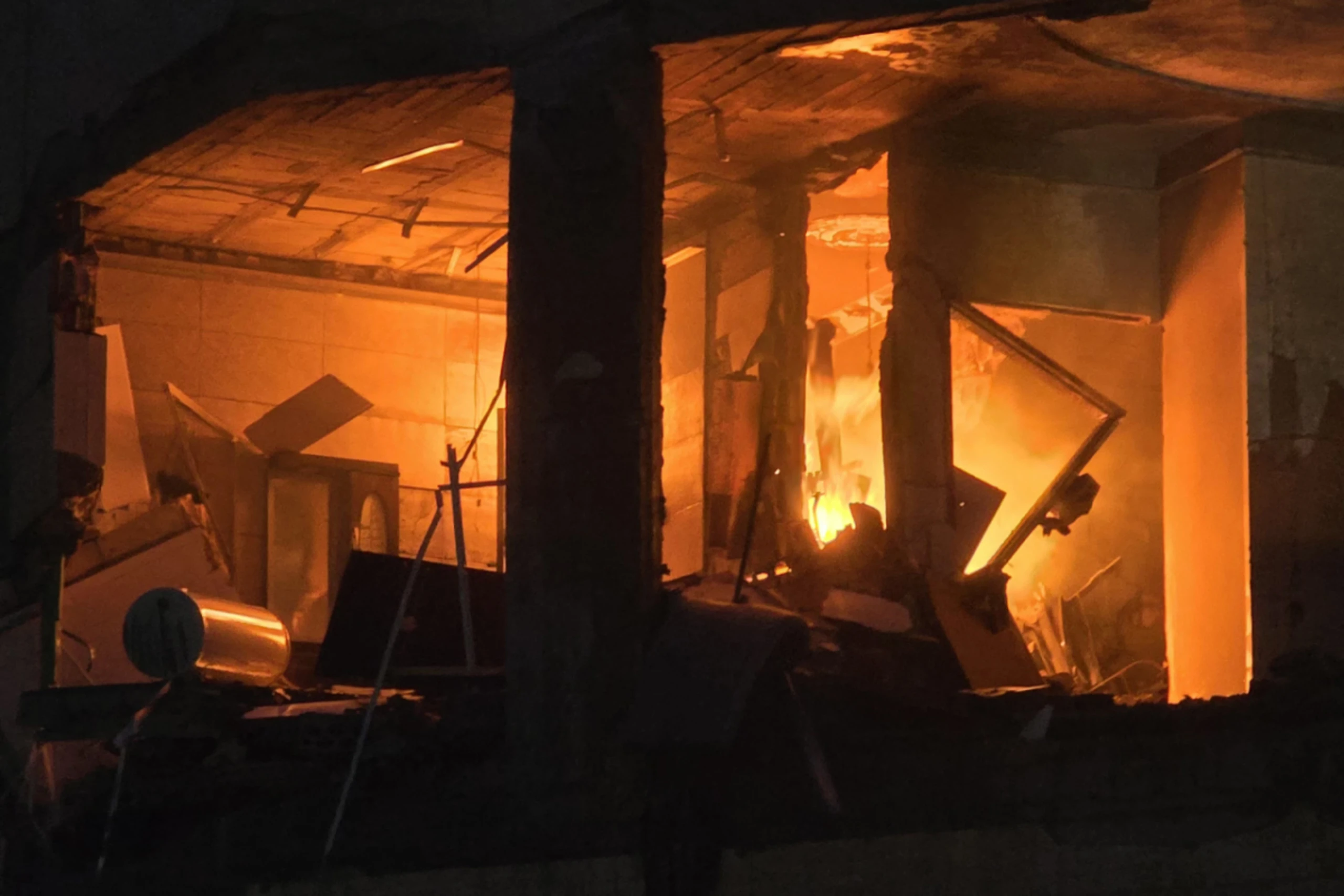 Feuer nach israelischen Angriffen im Libanon