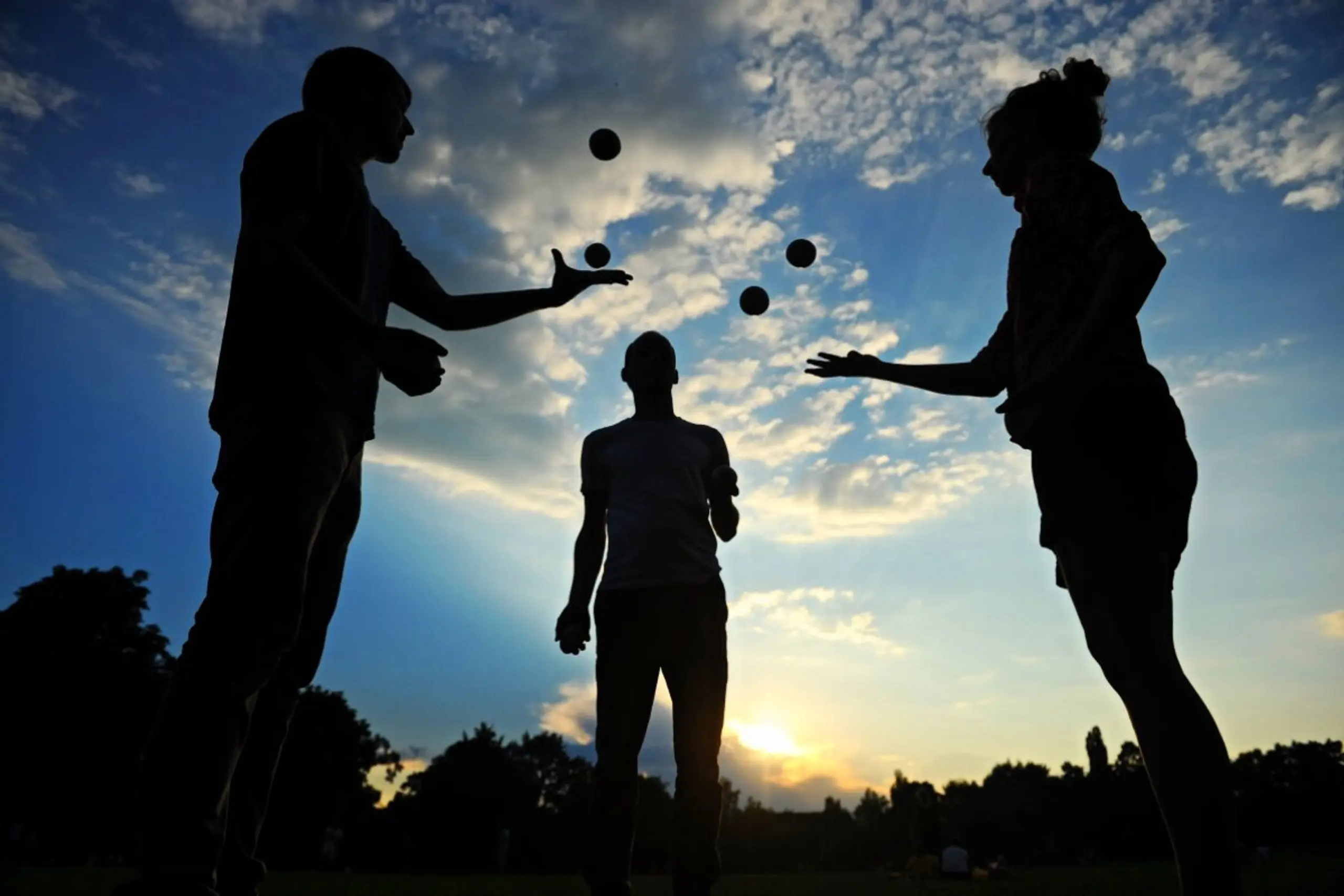 Jonglieren ist gutes Training für Multitasking