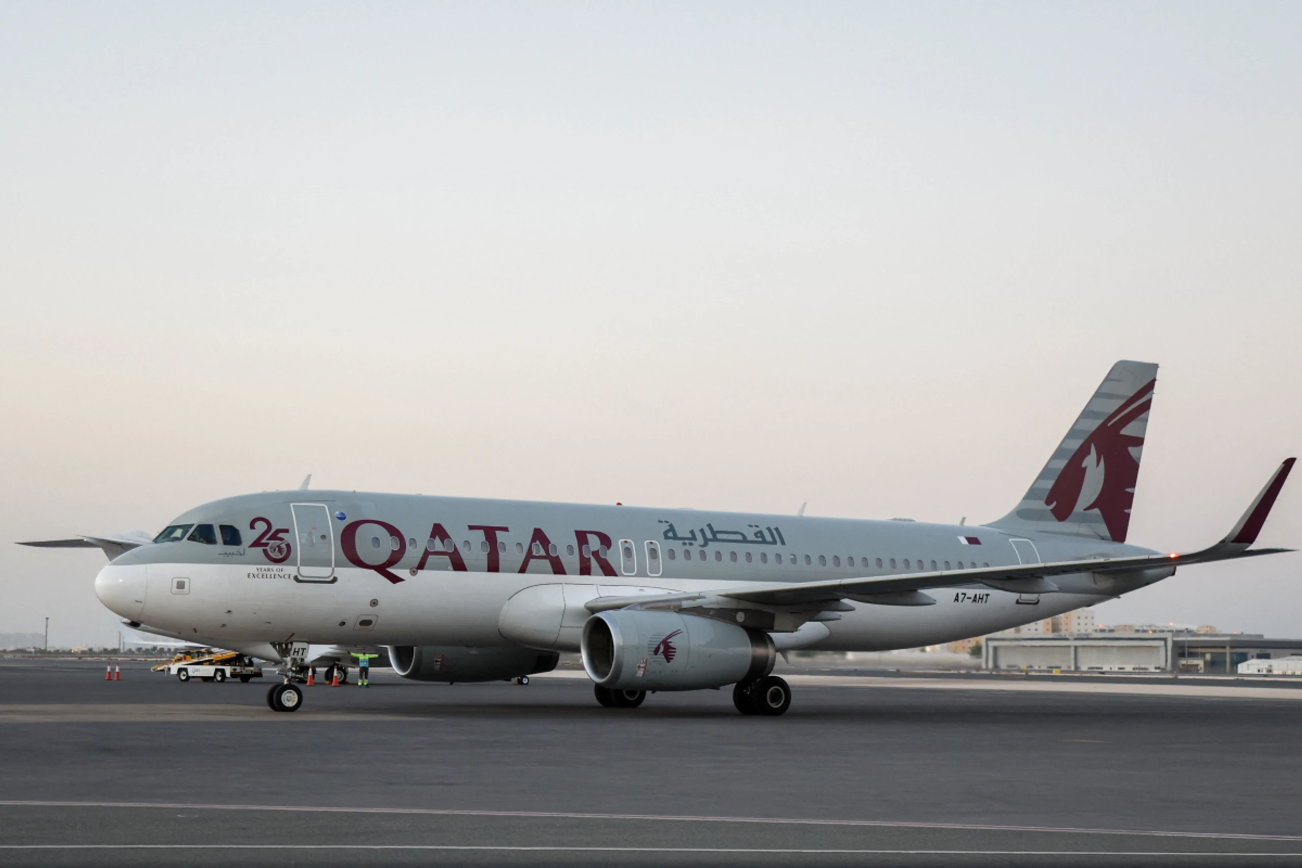 Der Rückflug fand von Doha aus statt