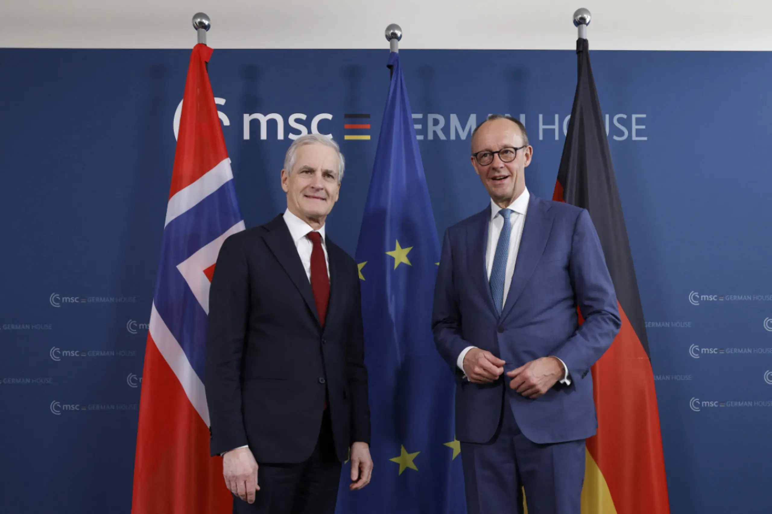 Jonas Gahr Store und Friedrich Merz