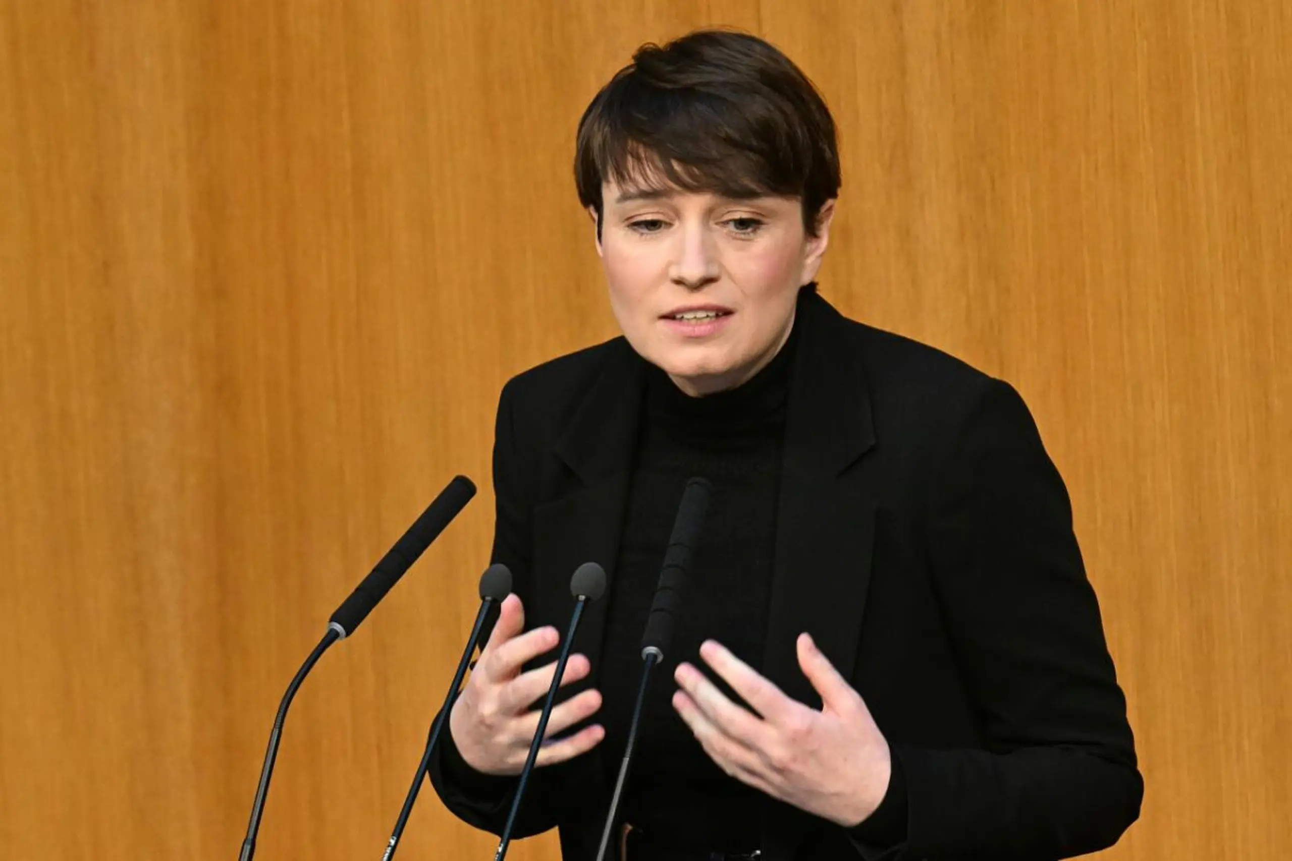 Die stellvertretende Klubobfrau der Grünen im Parlament