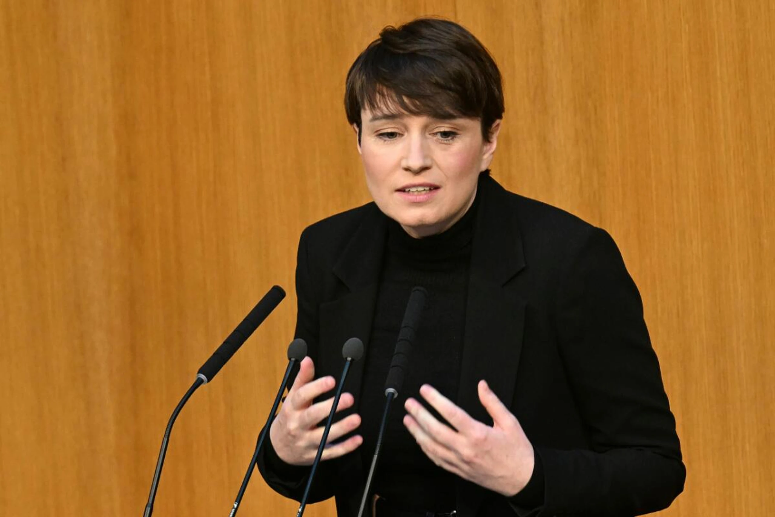 Die stellvertretende Klubobfrau der Grünen im Parlament