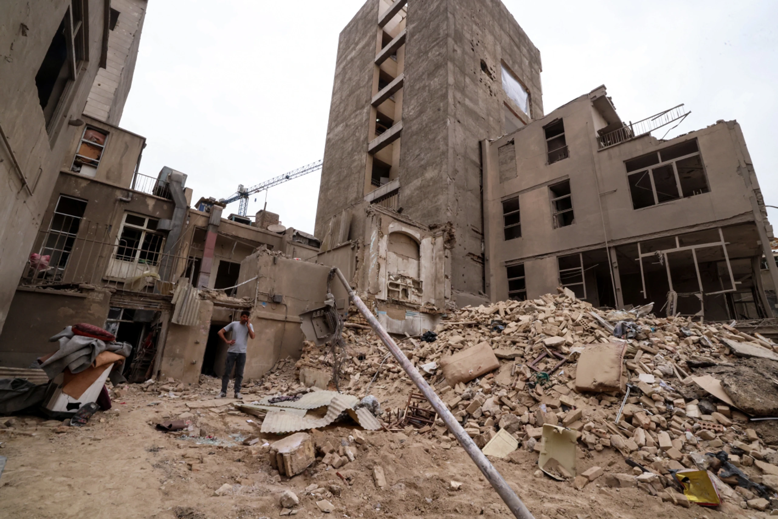 Zerstörungen in Teheran