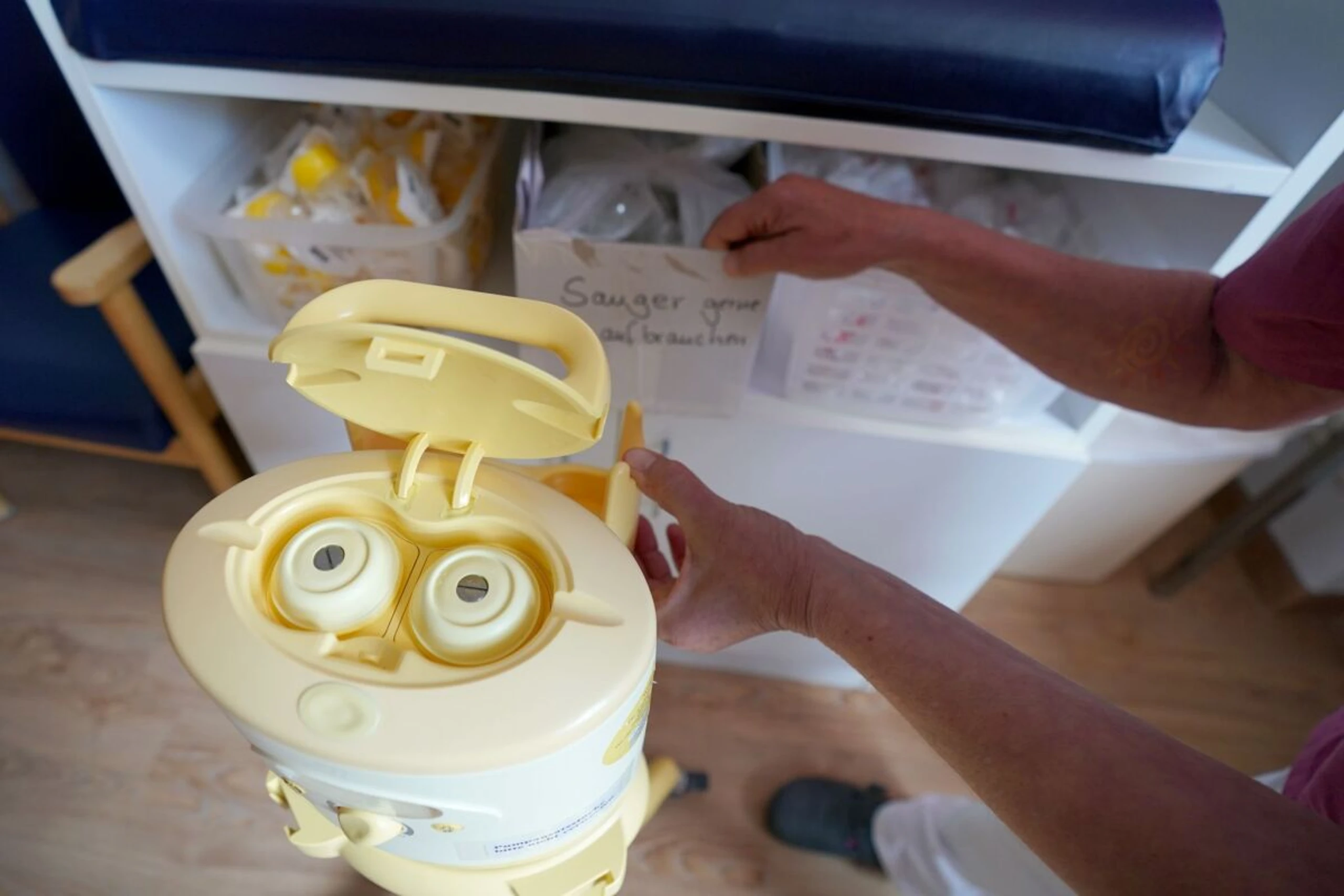 ++ ARCHIVBILD ++ Das Pumpzubehör sollte immer sauber gespült bereitstehen