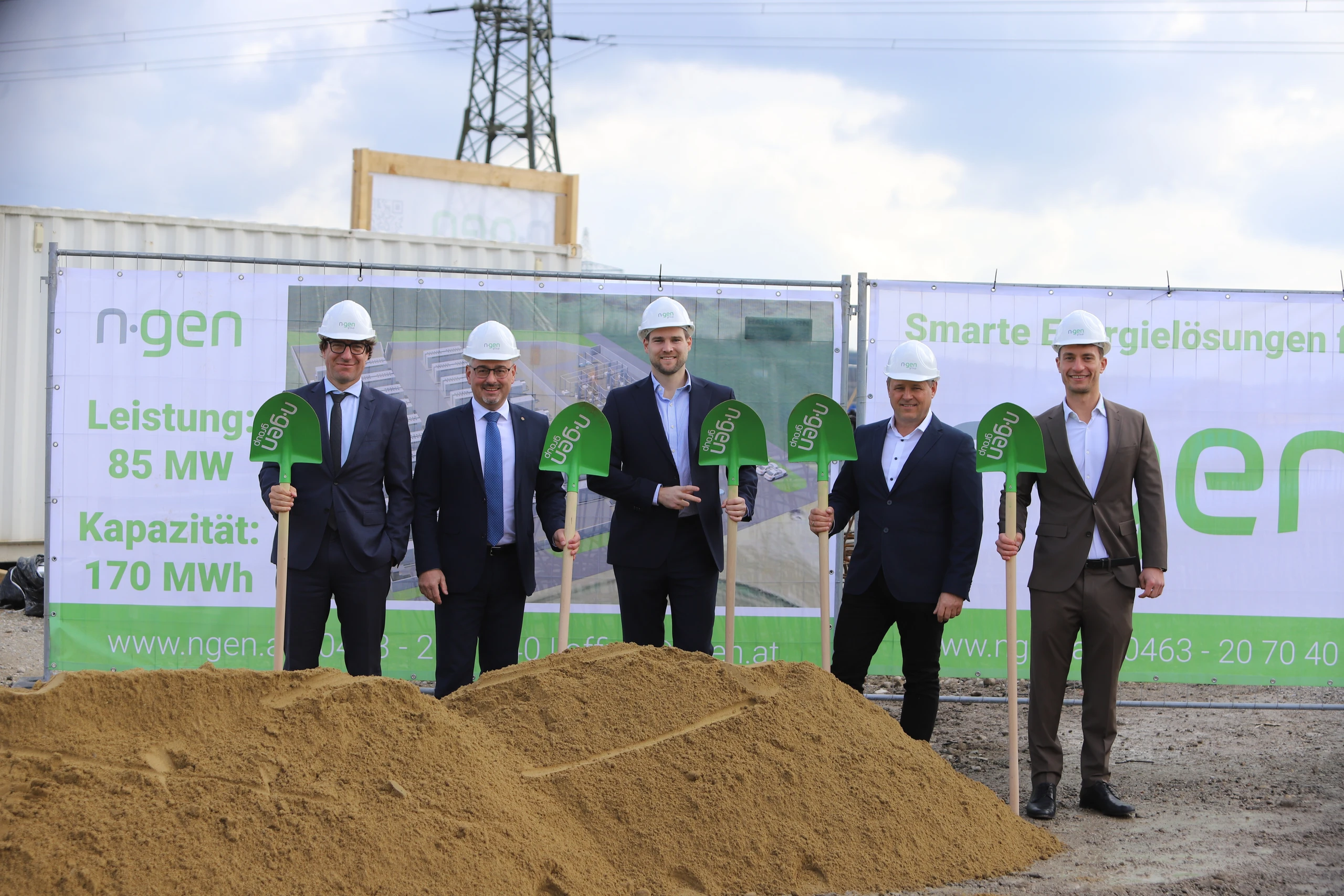 NGEN startet Großprojekt in Wagenham: Eine der größten Energiespeicheranlagen Europas entsteht in Oberösterreich