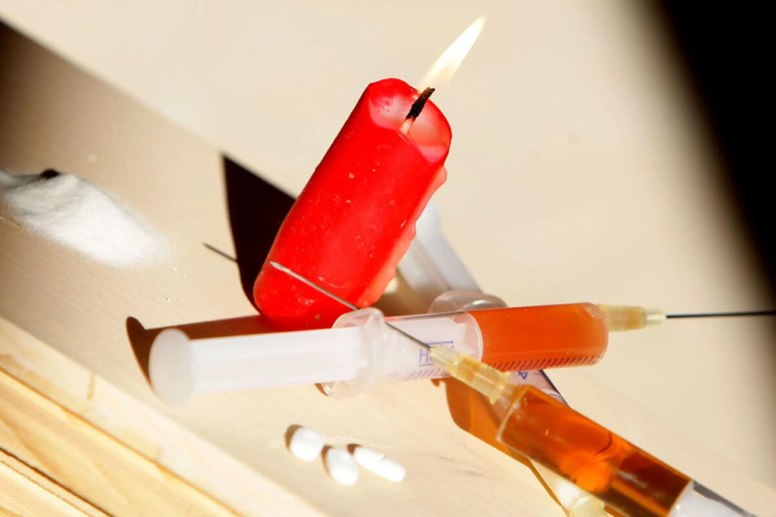 Plus beim Konsum von aufputschenden Drogen