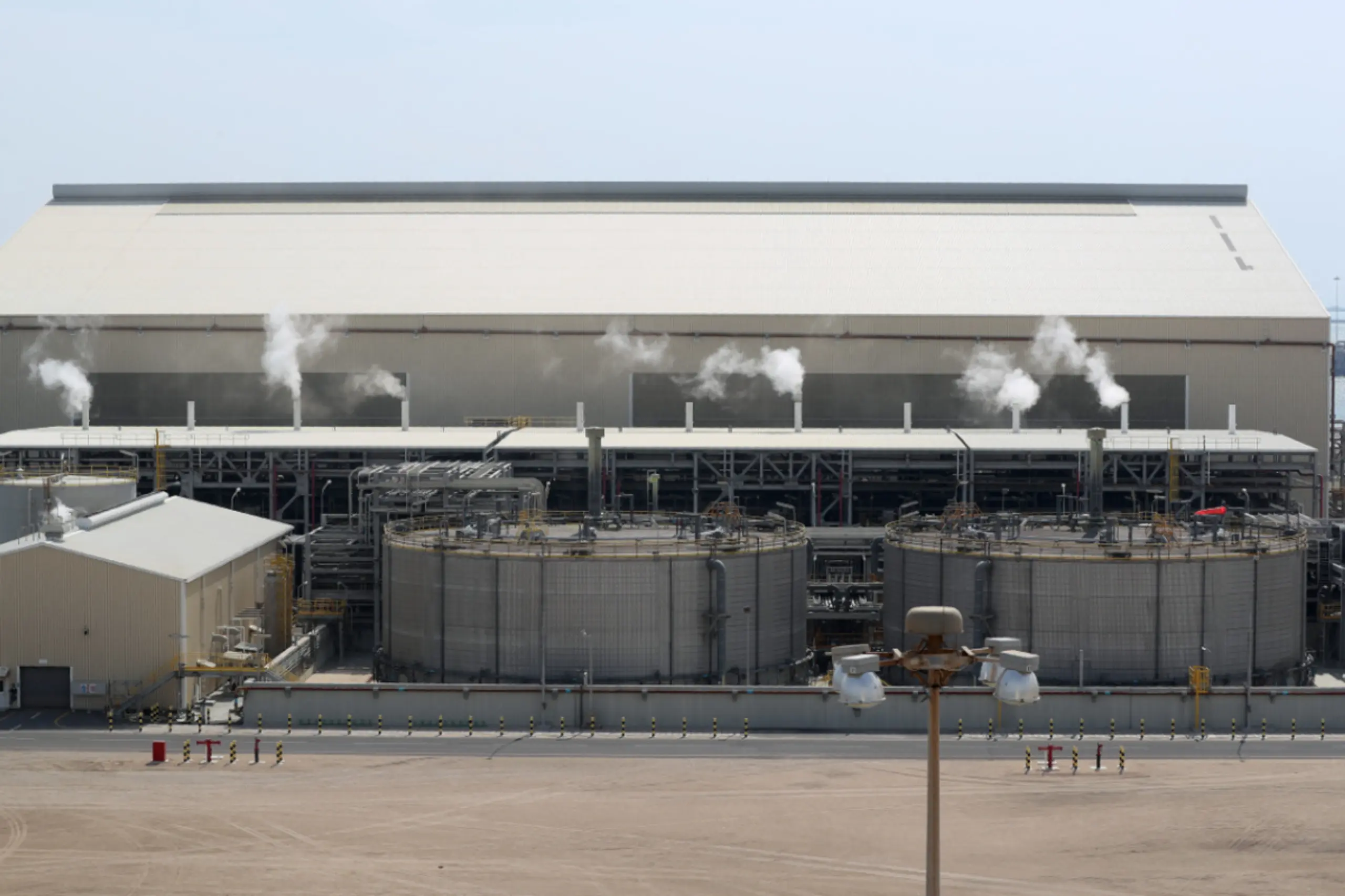 Die Gasanlage in Ras Laffan von Qatar Energy