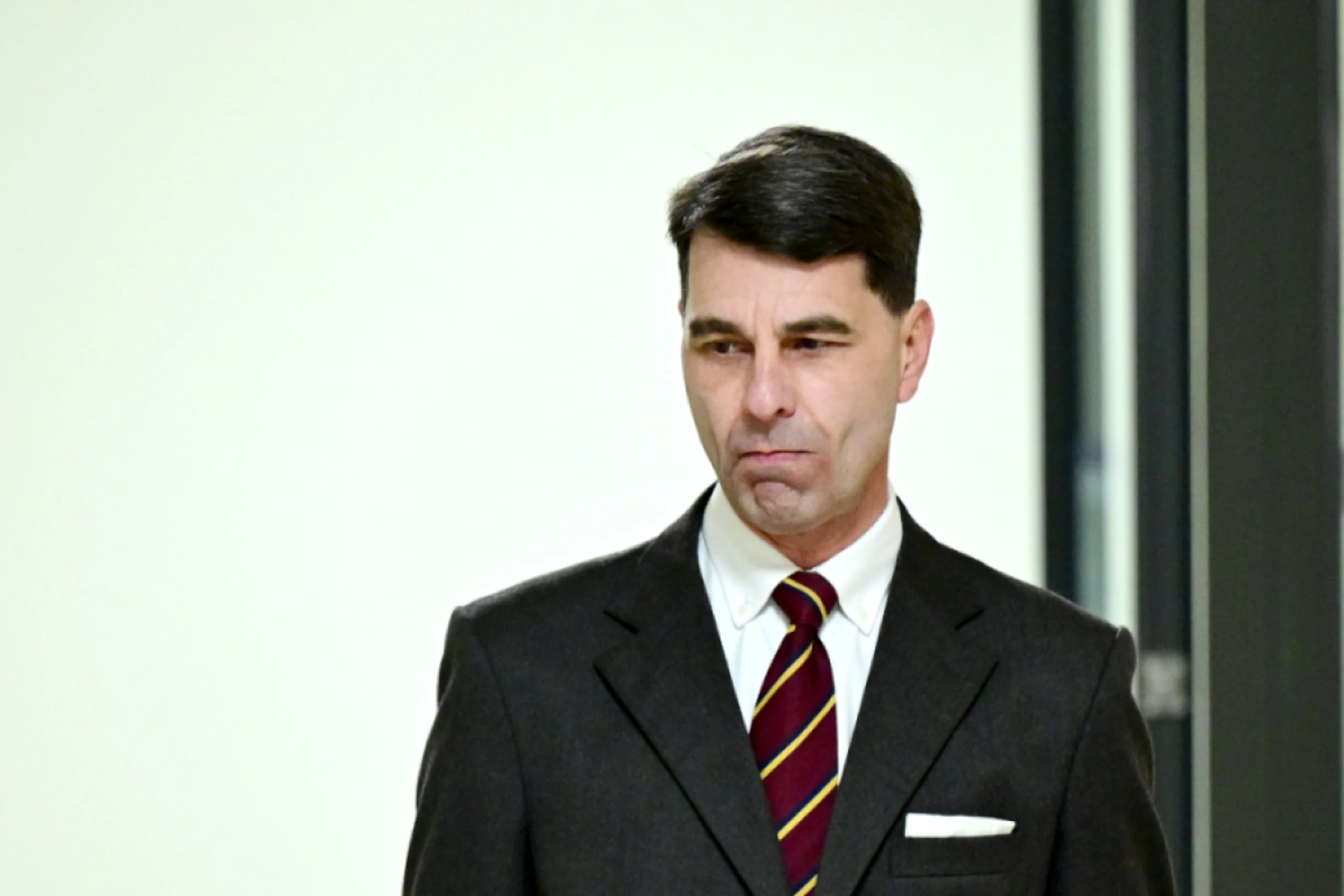 Peterlik am ersten Prozesstag am Dienstag