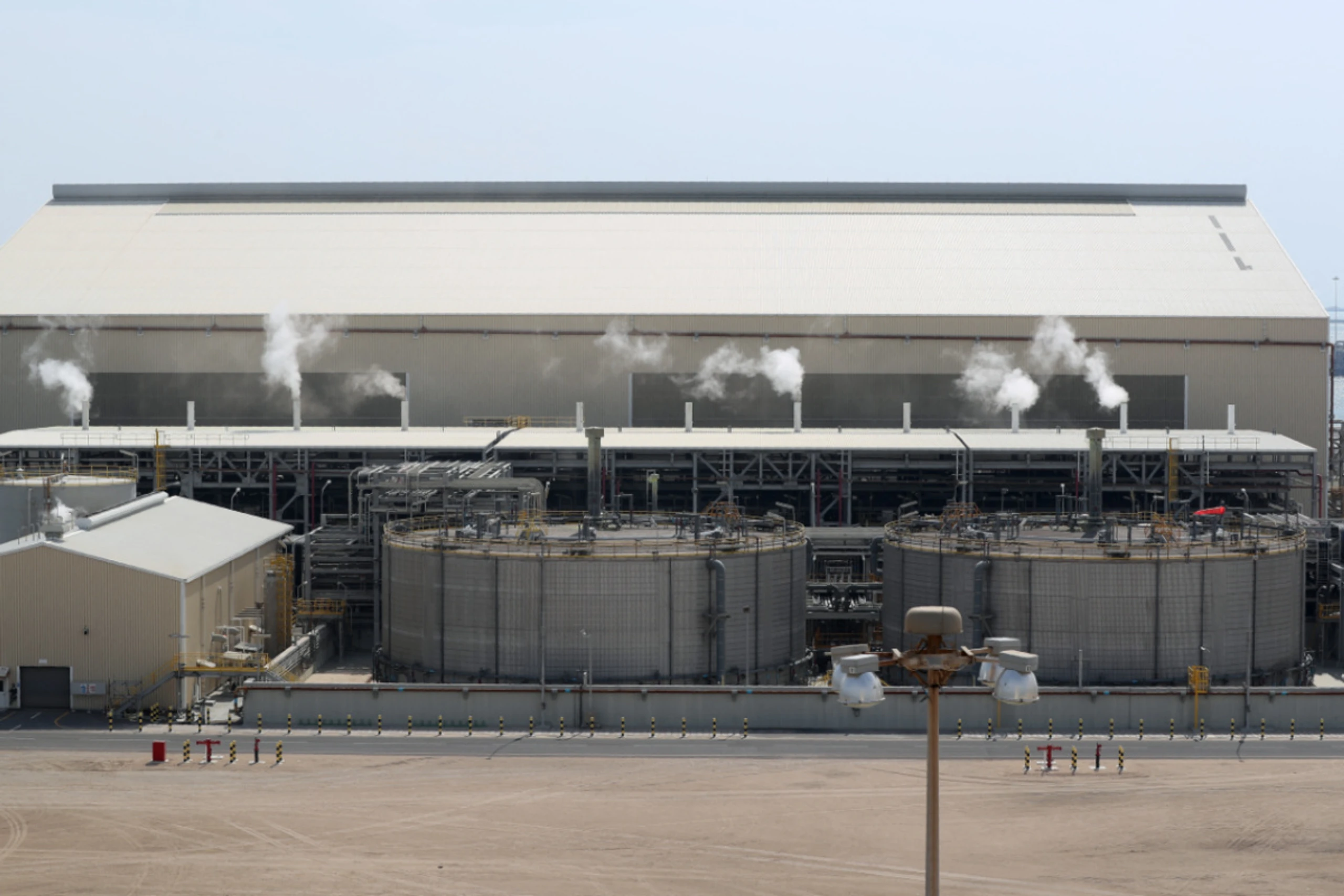 Die Gasanlage in Ras Laffan von Qatar Energy