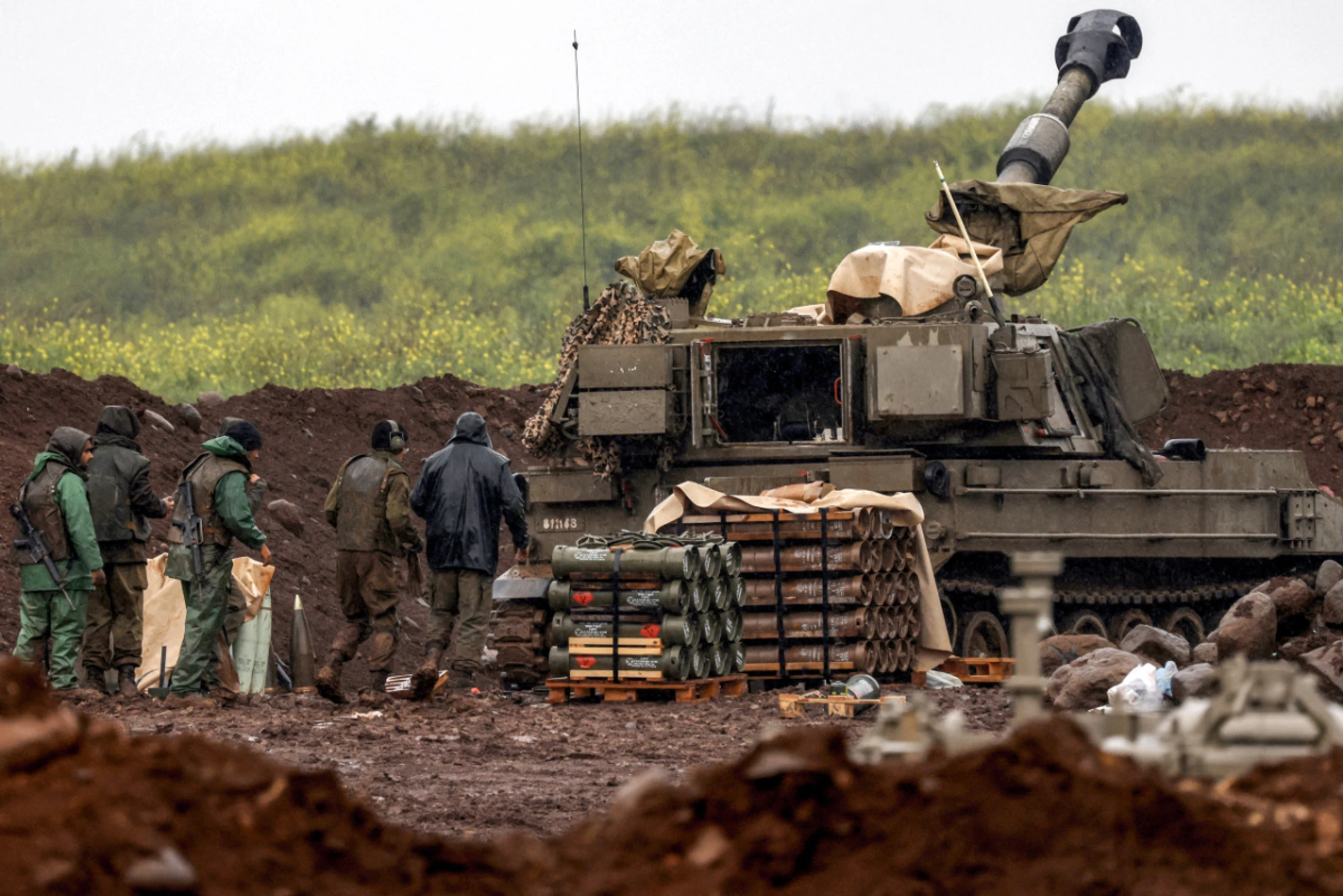 Israelische Armee an der Grenze zum Libanon