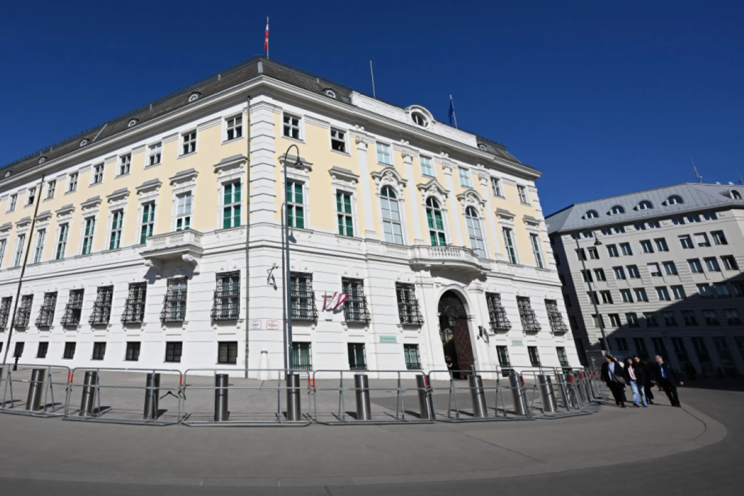 Die Steuerungsgruppe traf sich im Bundeskanlzeramt