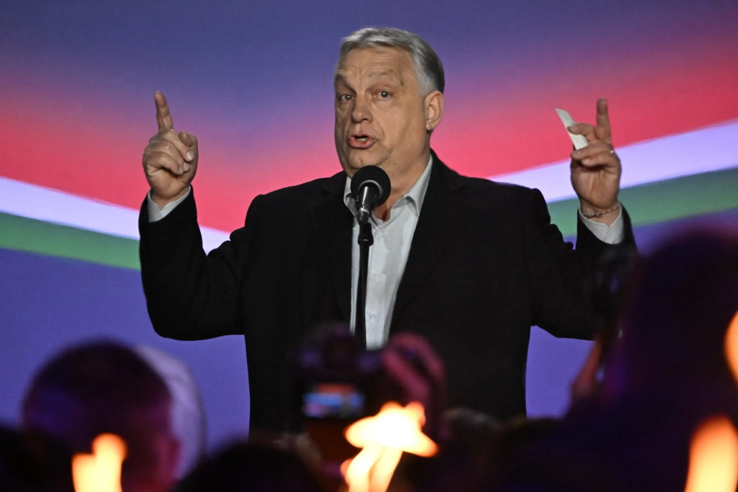 Ungarns Premier Orbán ist im Wahlkampf