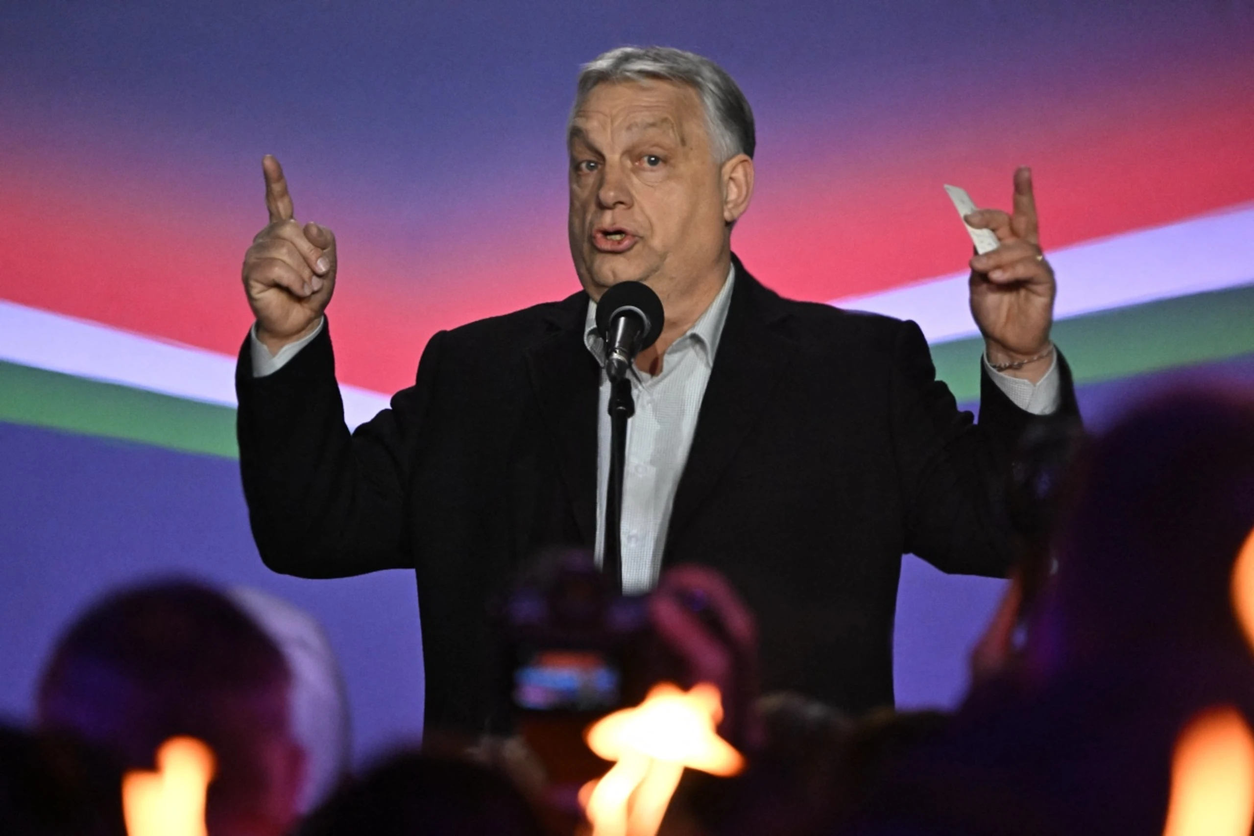 Ungarns Premier Orbán ist im Wahlkampf