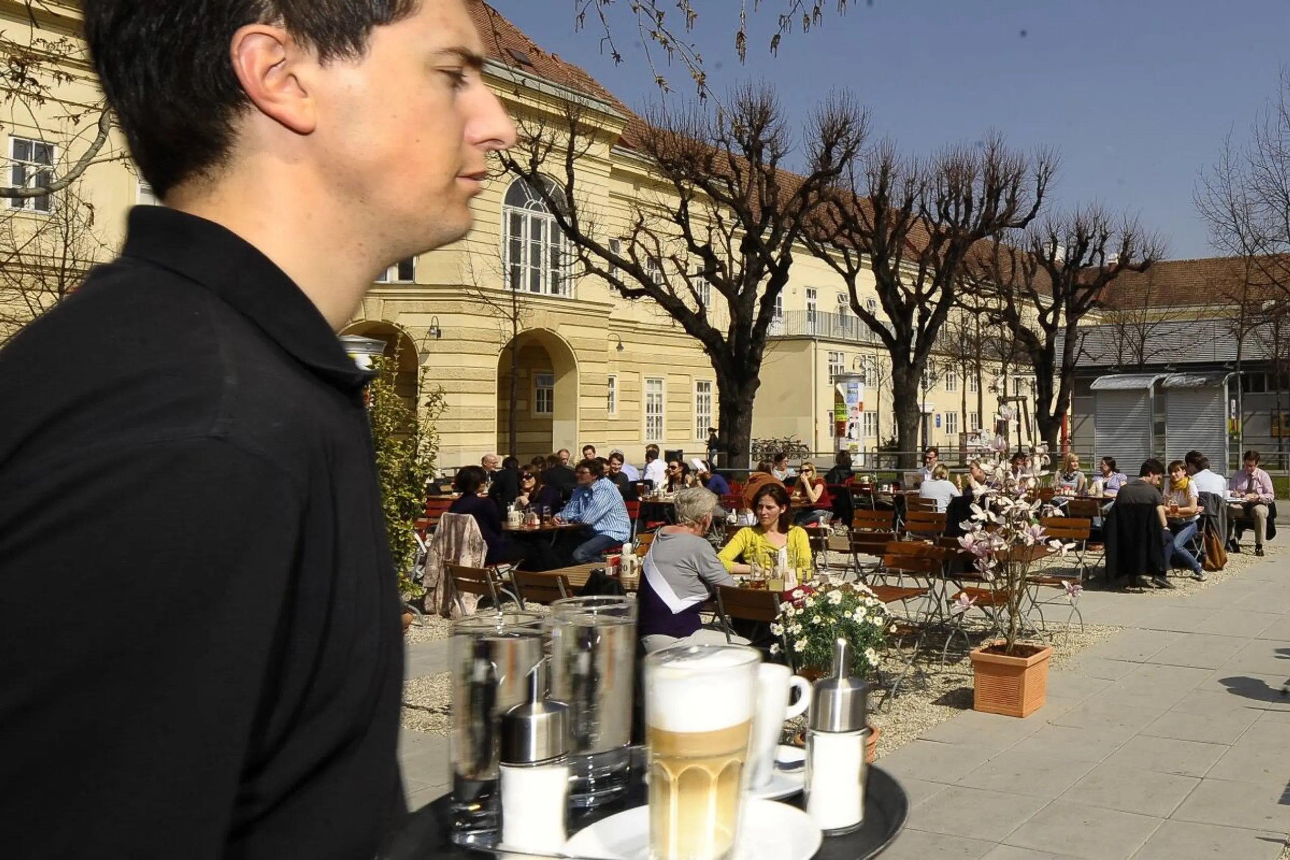 Schanigärten in Wien haben geöffnet