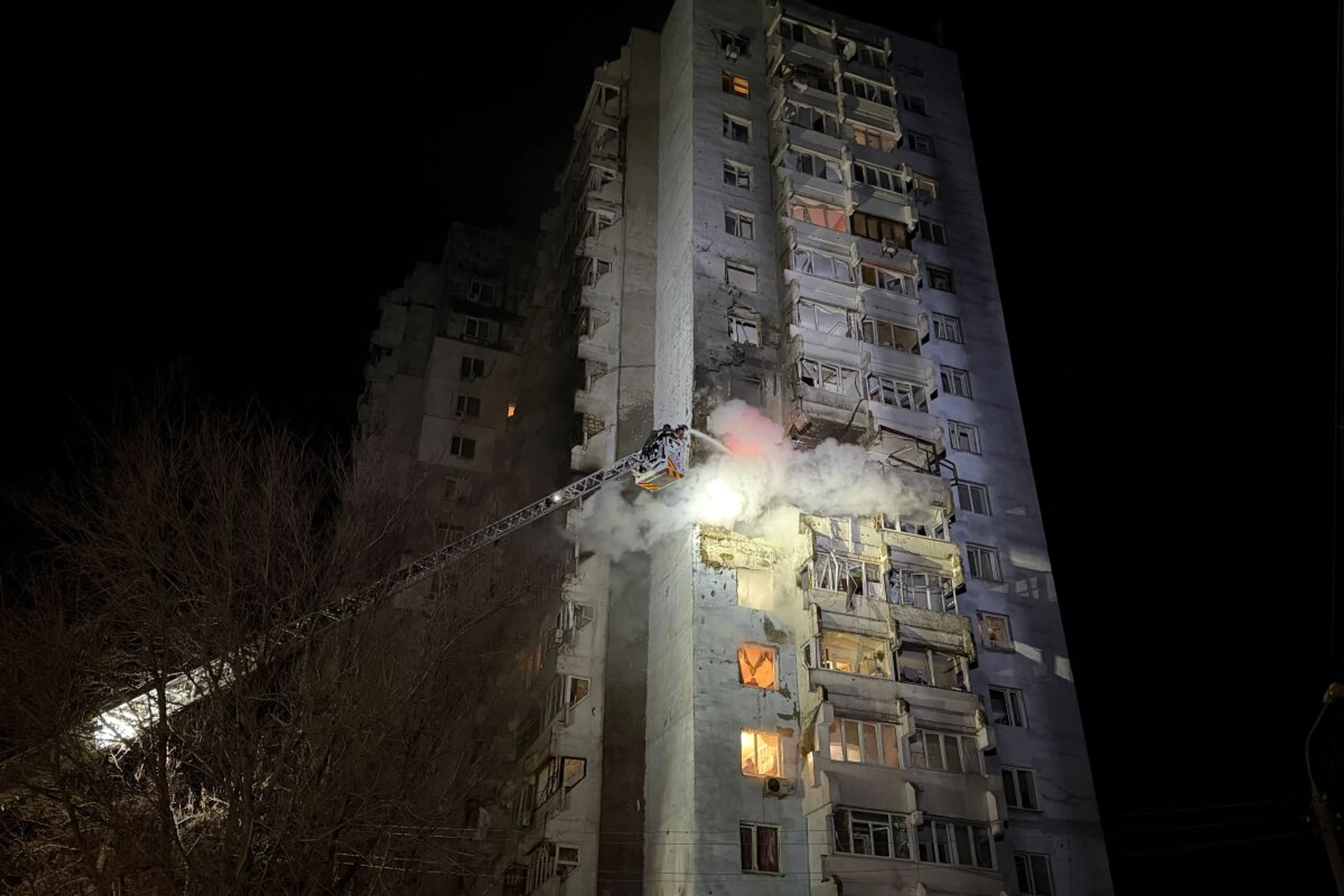 Wohnhäuser wurden massiv beschädigt