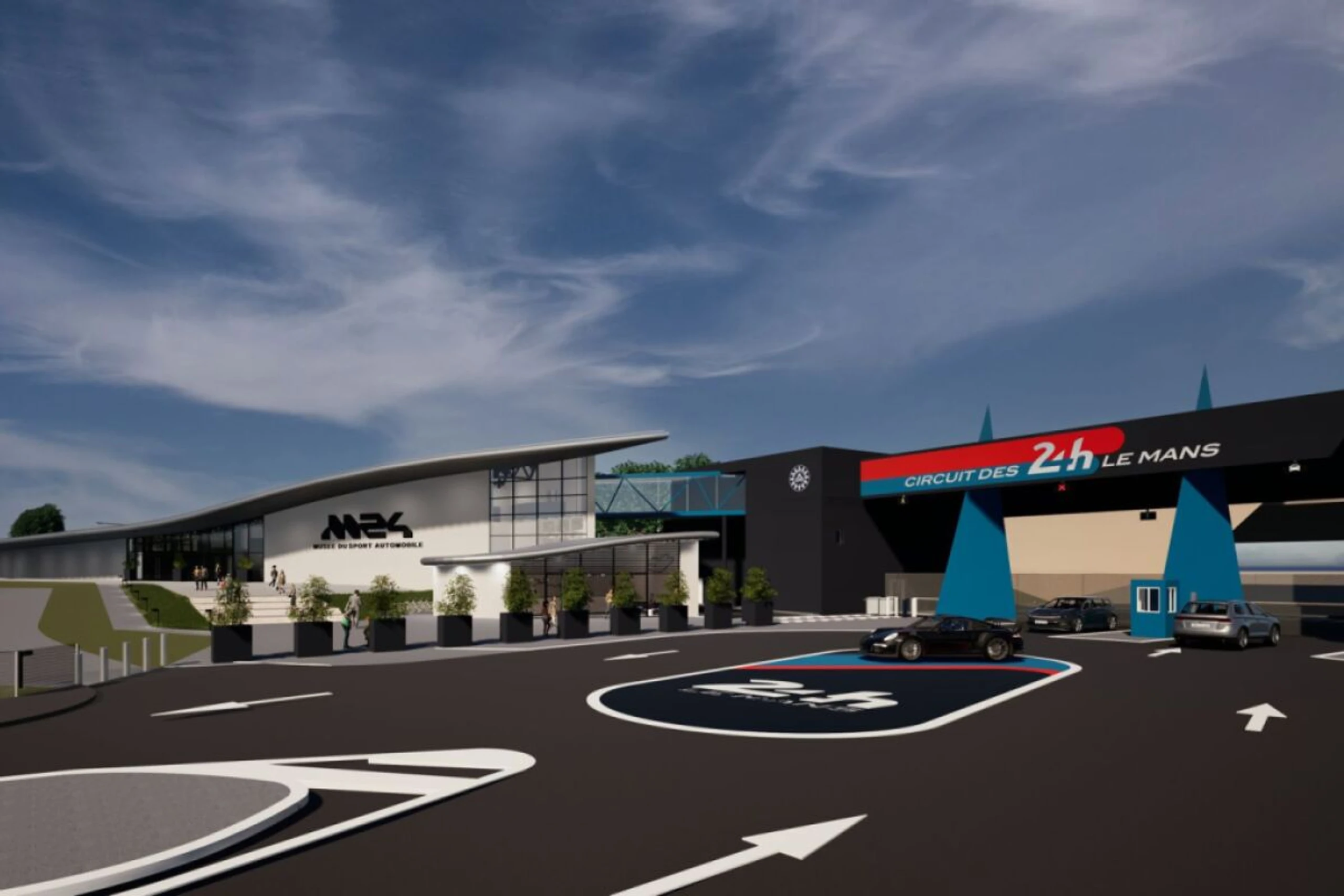 Das "M24 - Musée du Sport Automobile" steht direkt an der Rennstrecke