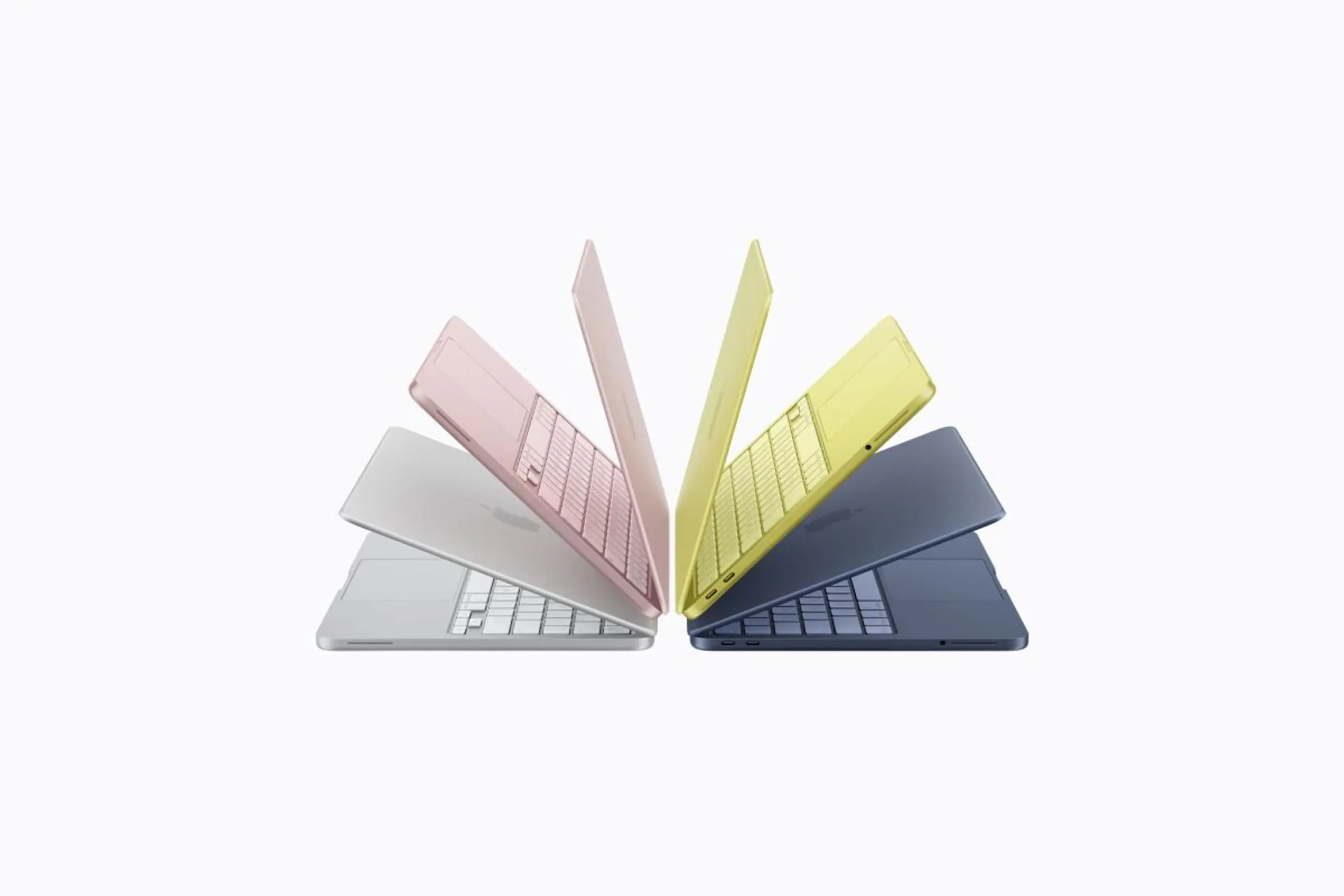 Das MacBook Neo gibt es in "Zitrus", Rosa, "Indigo" und Silber