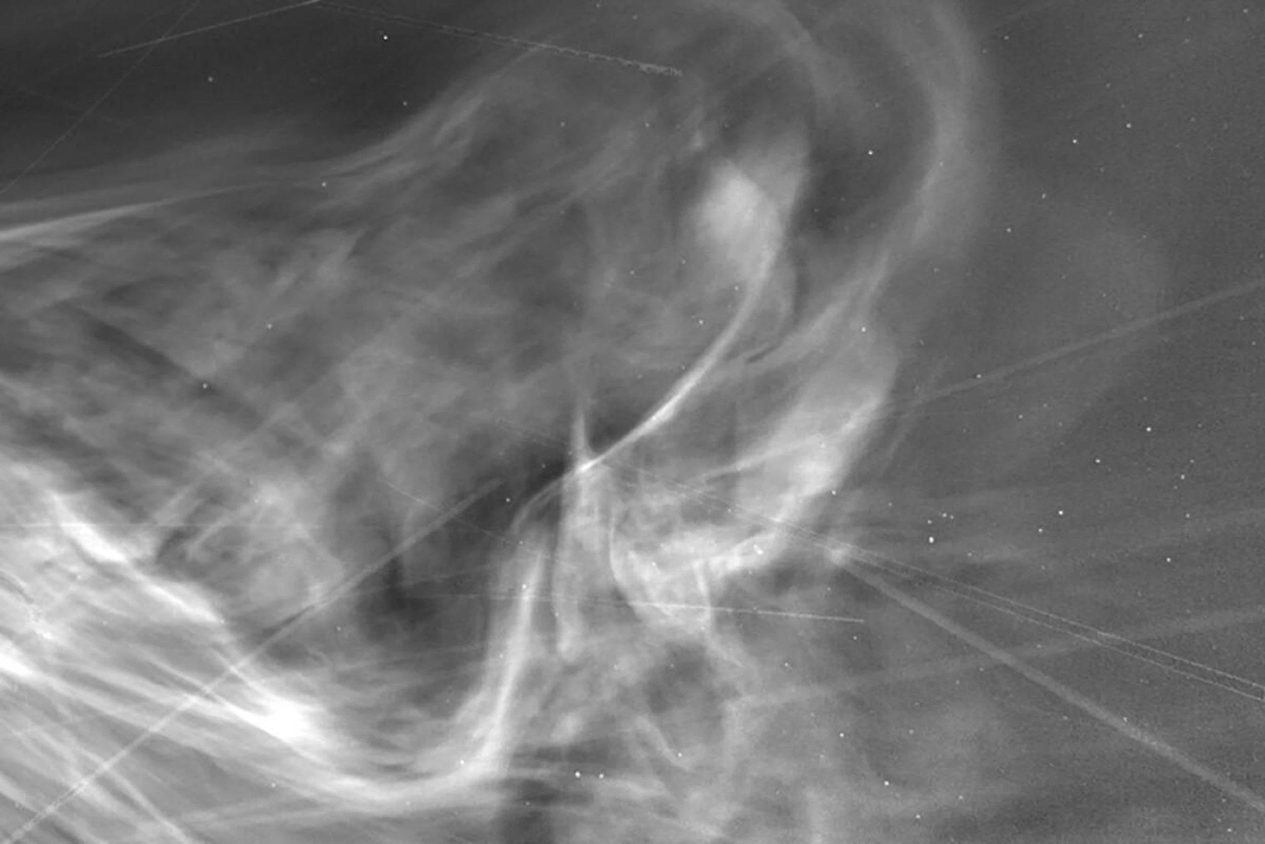 Sonnenwind auf dem Weg zur Erde