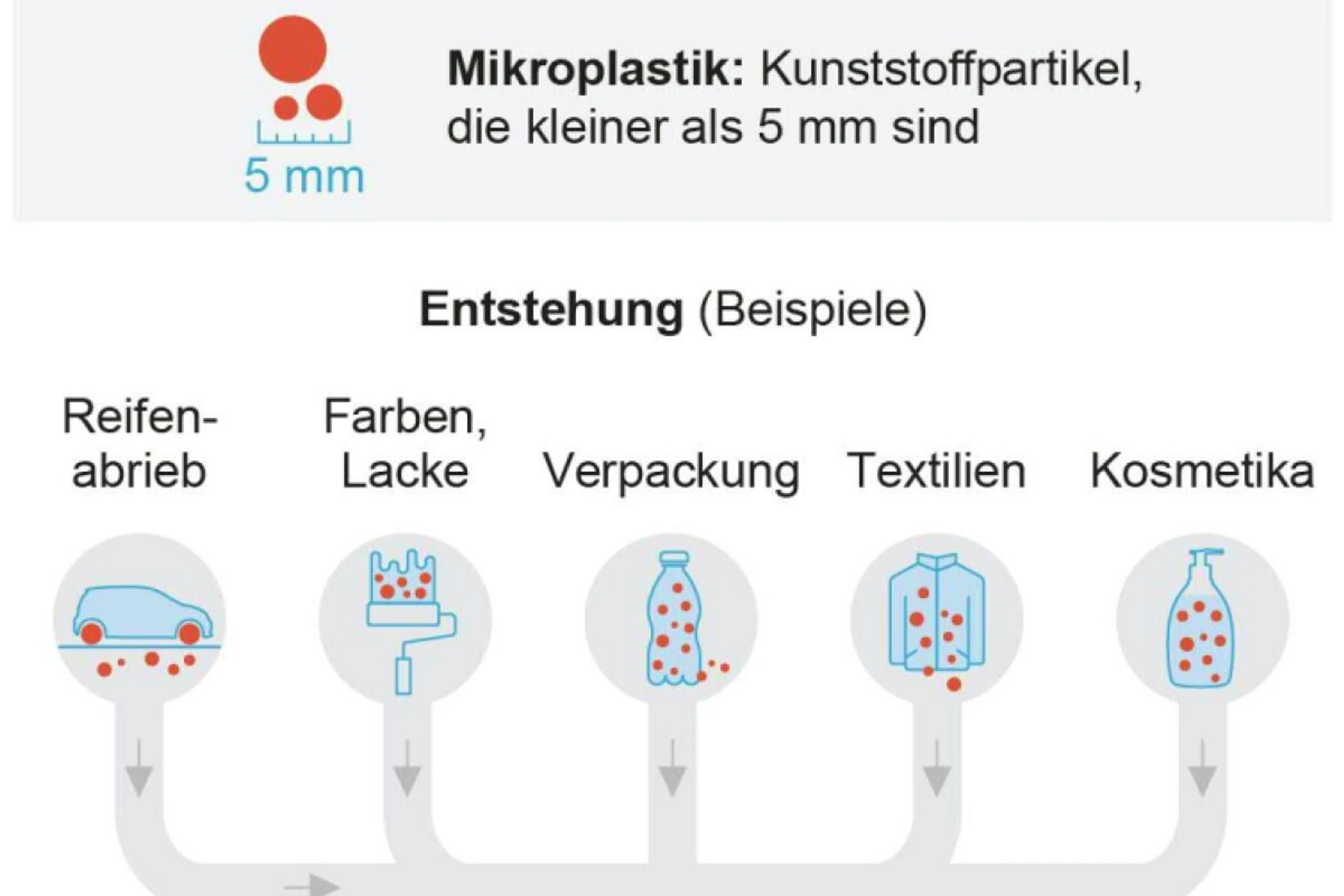 So kommt Mikroplastik in die Nahrung