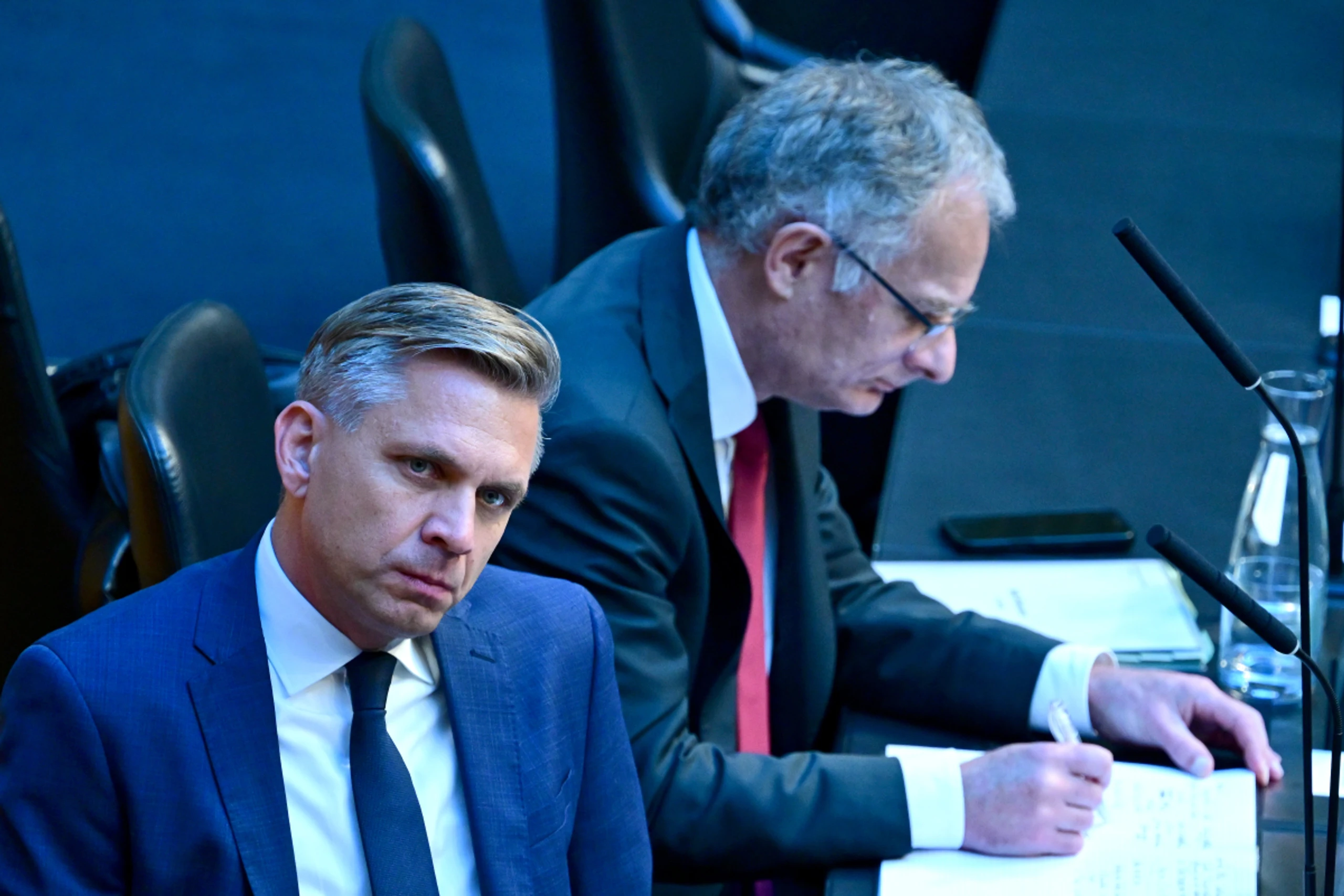 Minister für die Preisbremse: Hattmannsdorfer (li.) und Marterbauer