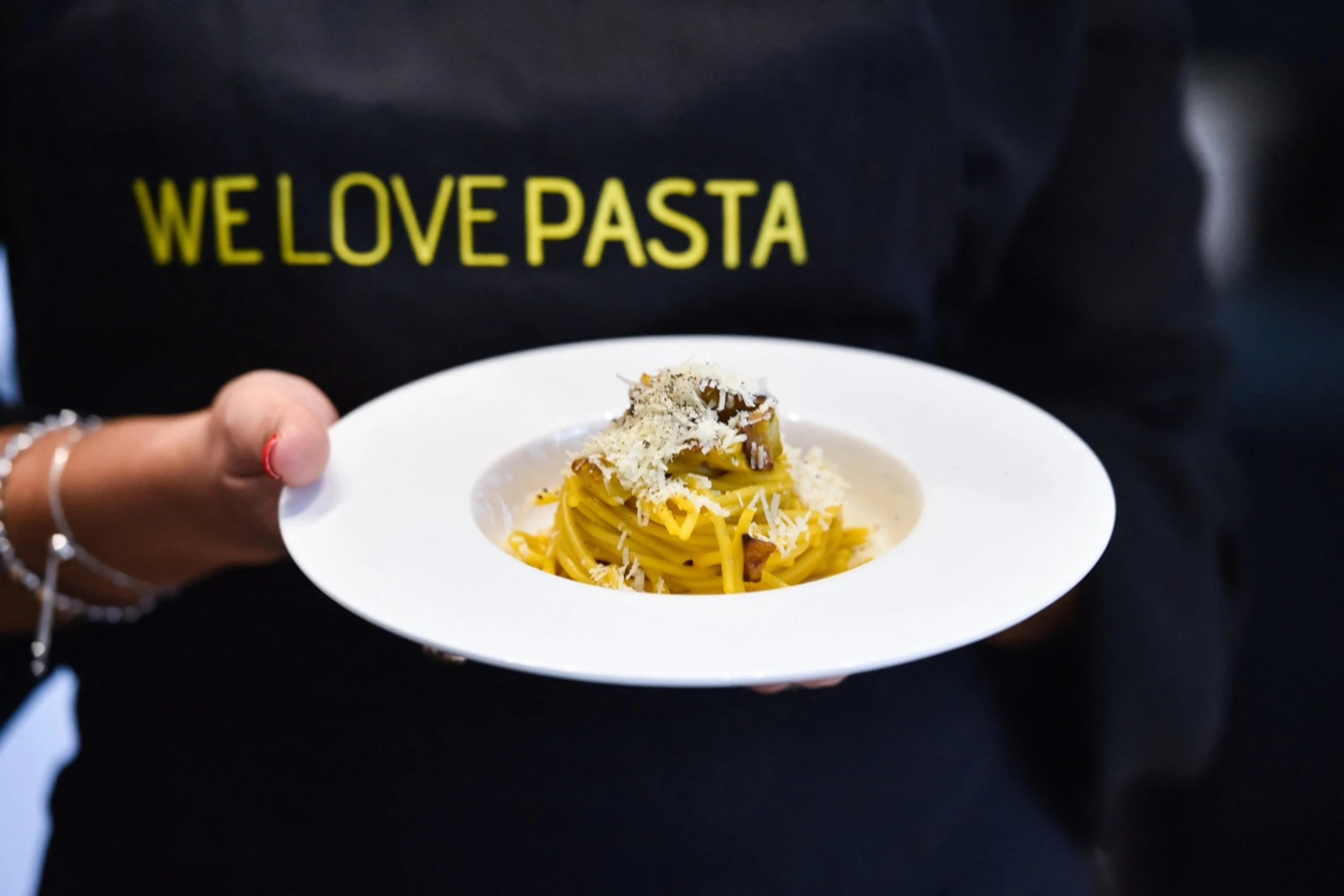 Italiener lieben ihre Pasta - Carbonara ganz besonders
