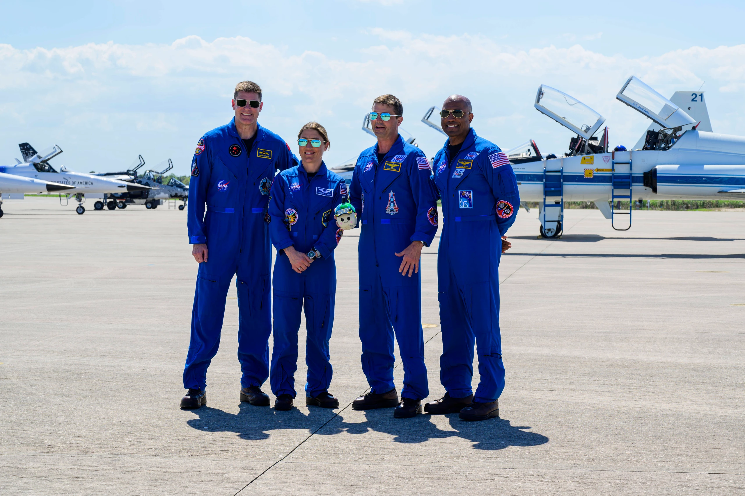 Die Astronauten, die Raumfahrtgeschichte schreiben wollen