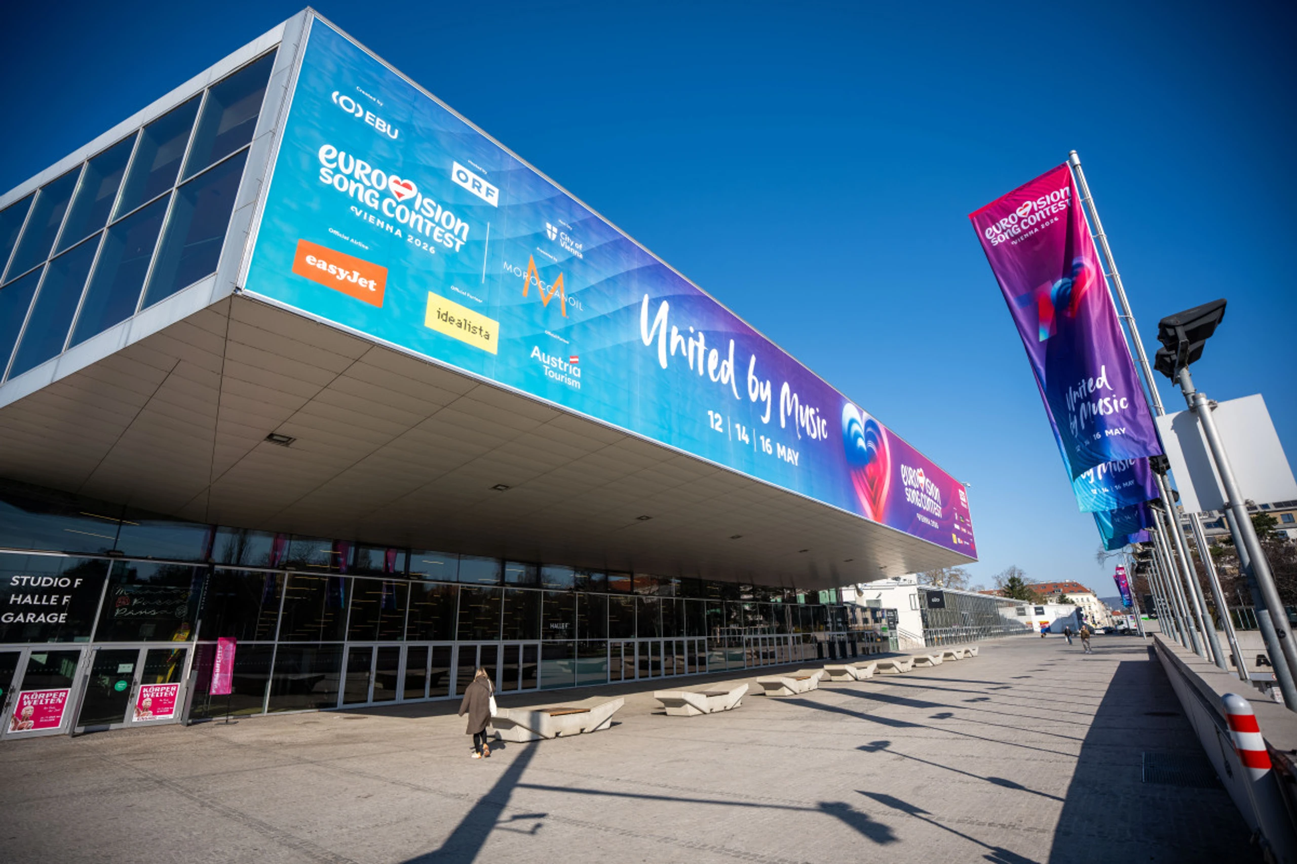 Sicherheit wird auch jetzt schon großgeschrieben in der Stadthalle