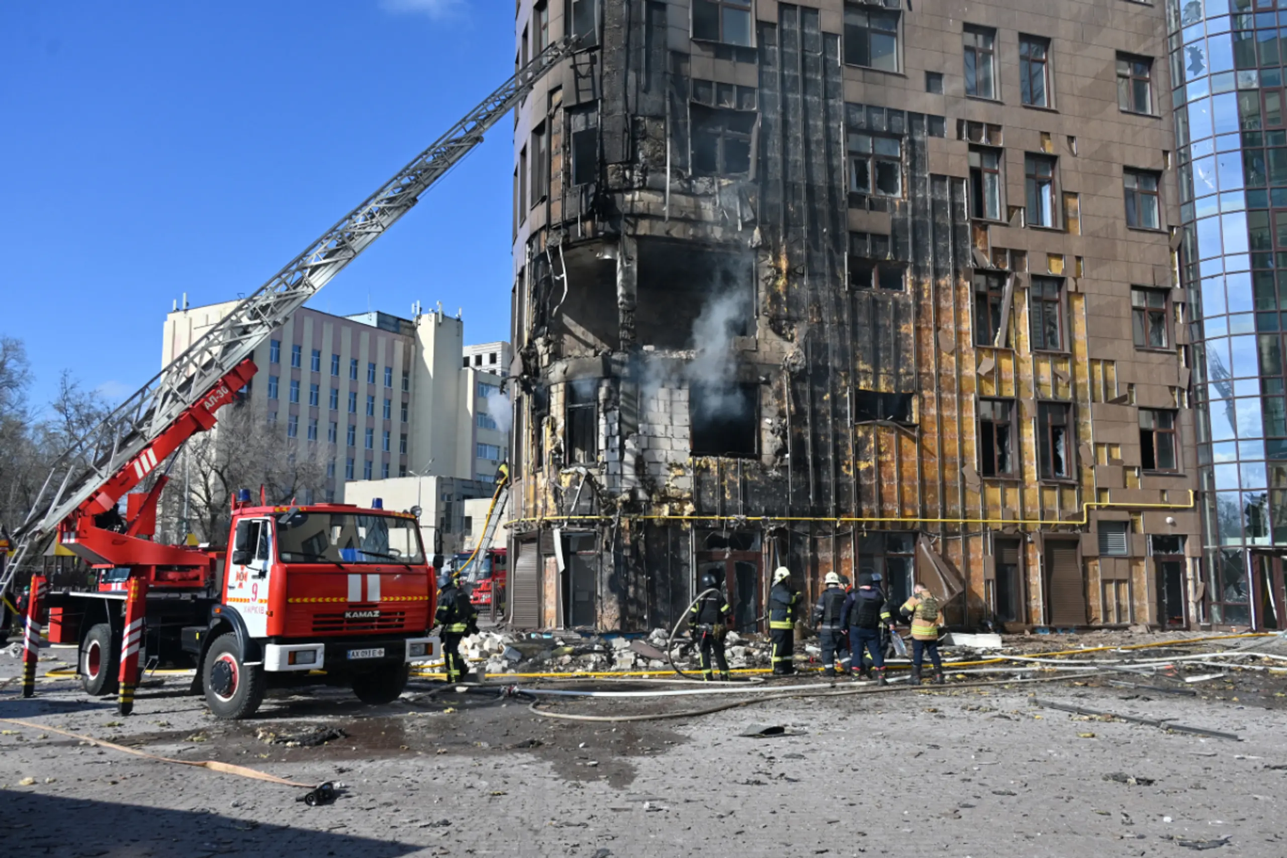 Enorme Zerstörungen in Charkiw