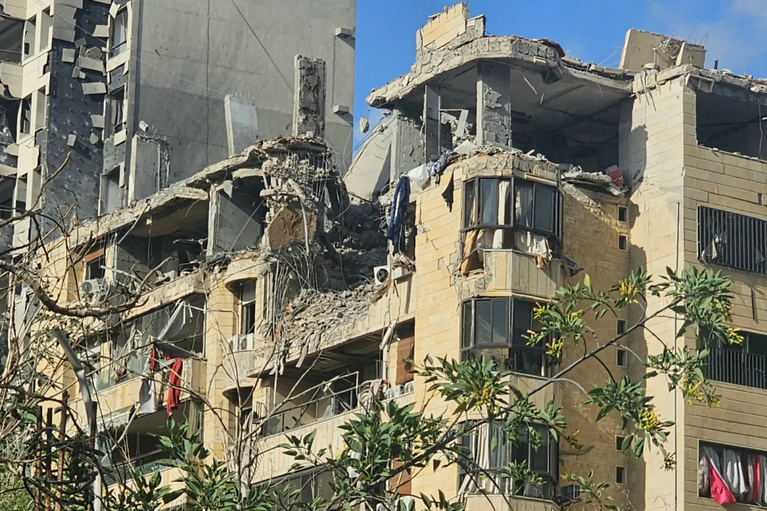 Schäden nach israelischen Angriffen im Libanon