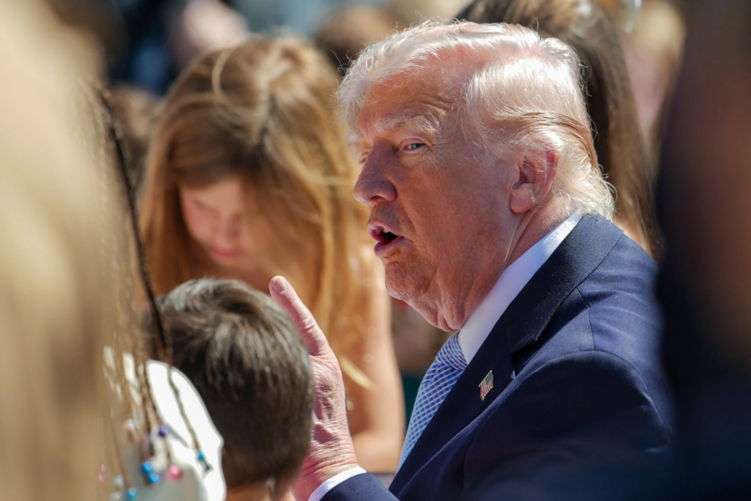 Trump bei Osterveranstaltung im Weißen Haus