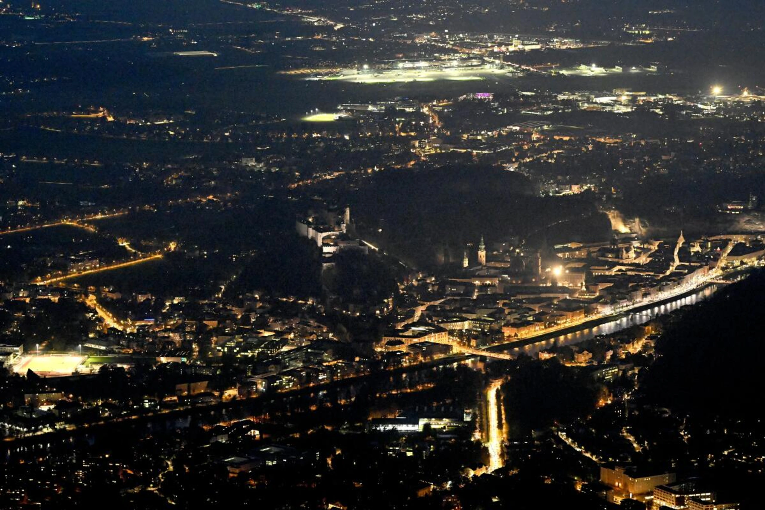 Insbesondere in Europa ging die nächtliche Beleuchtung aber zurück