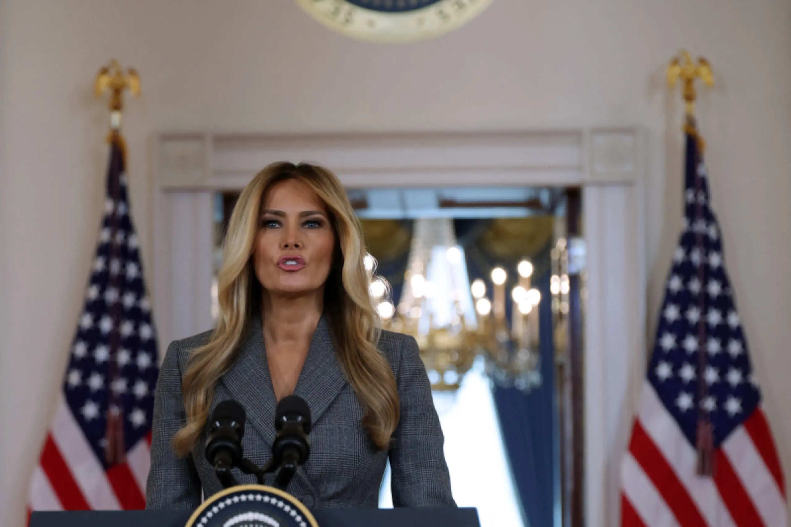US-First Lady Melania Trump im Weißen Haus