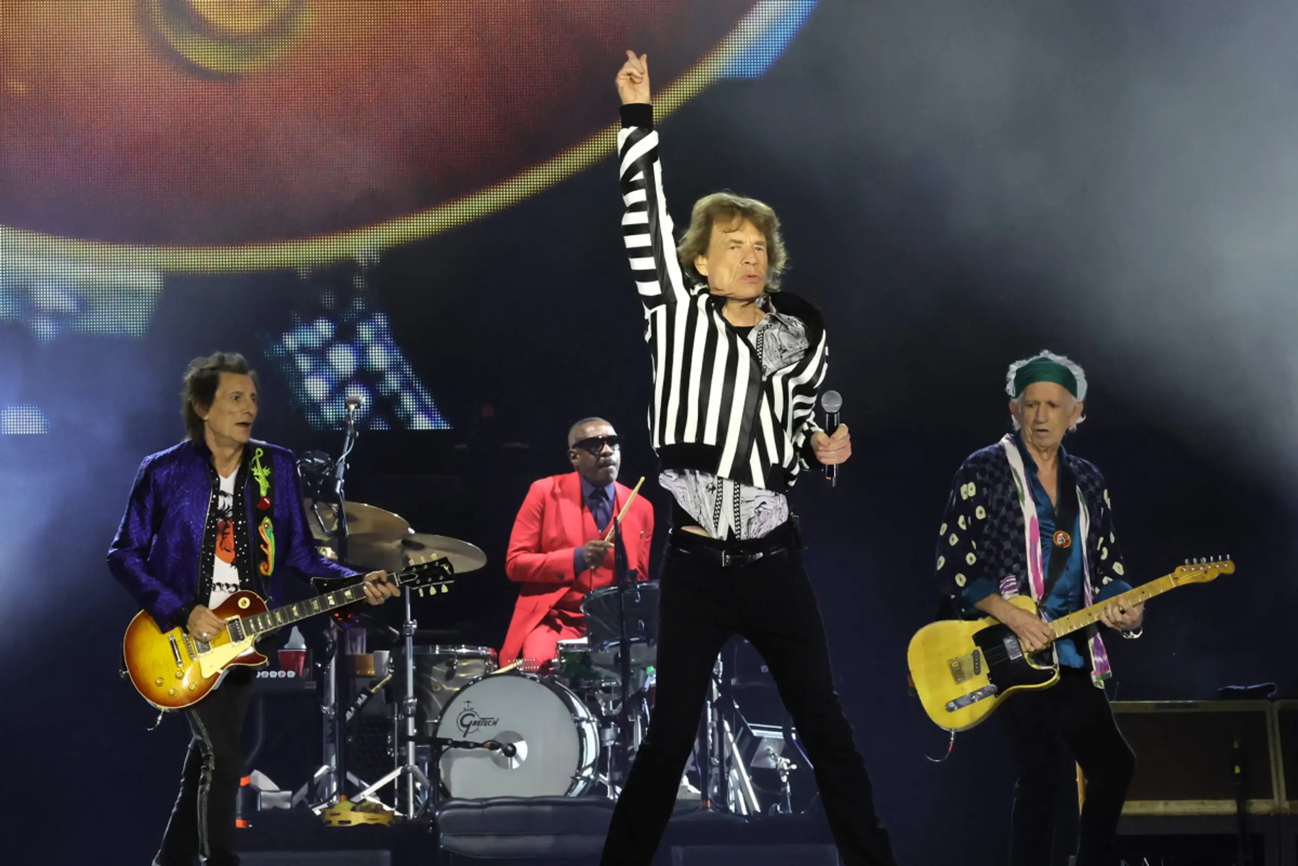 Die Band bei einem Aufritt im Juli 2024 in Kalifornien