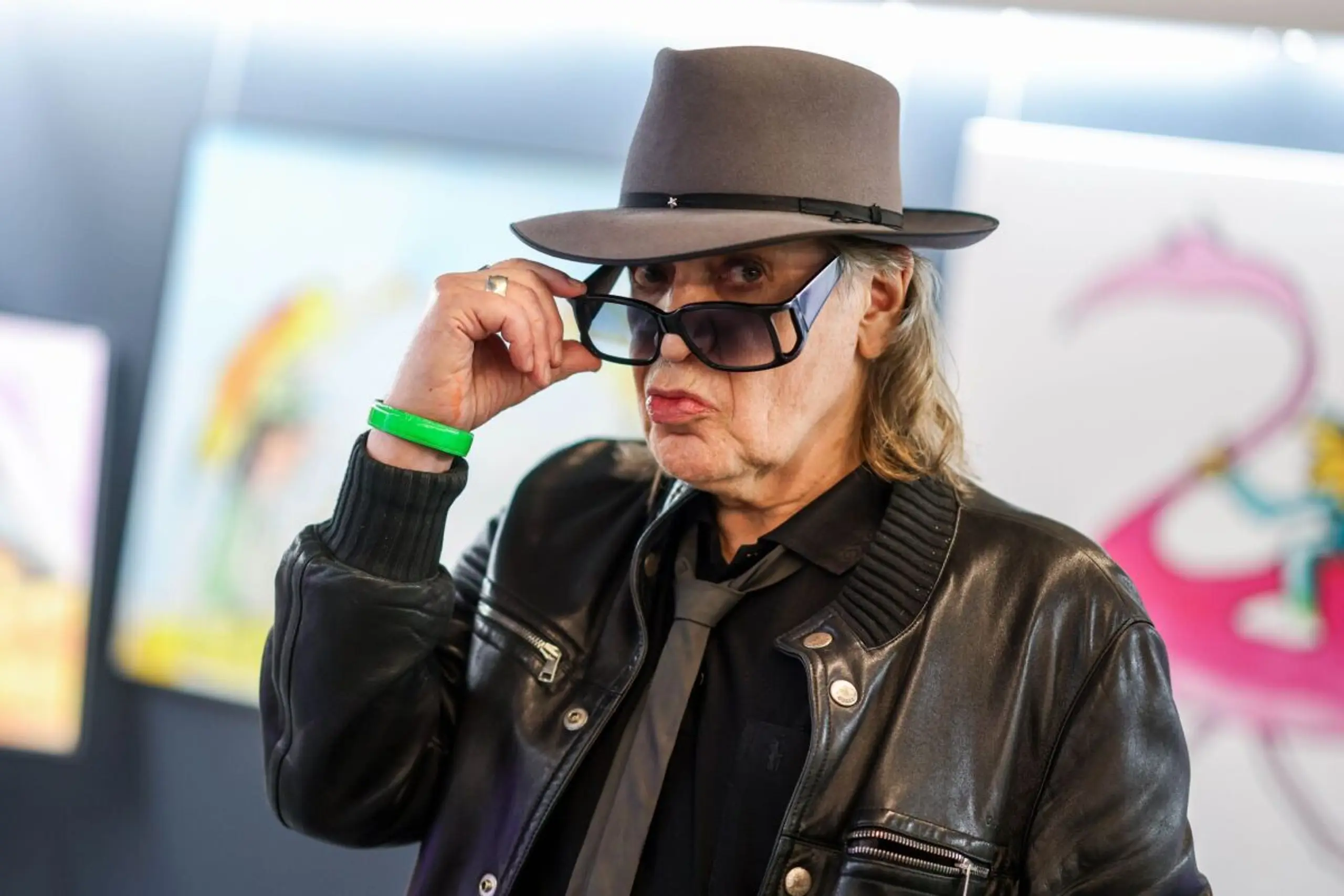 Udo Lindenberg bei der Eröffnung seiner Ausstellung