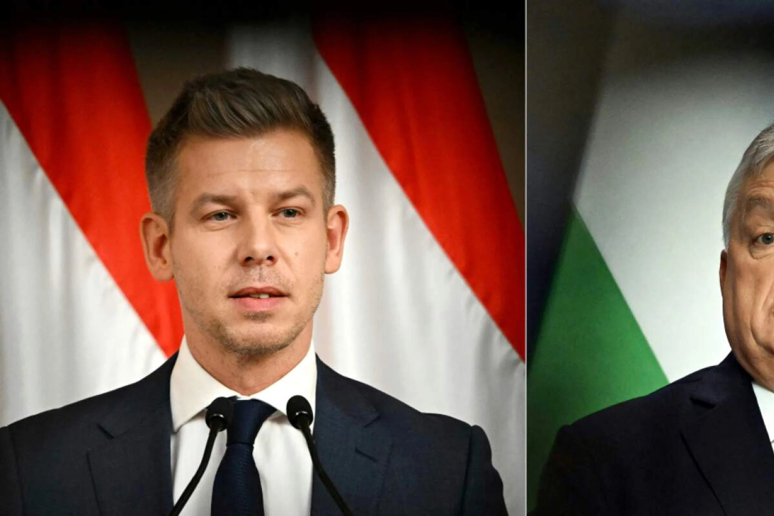 Richtungsentscheidung zwischen Magyar (links) und Orbán