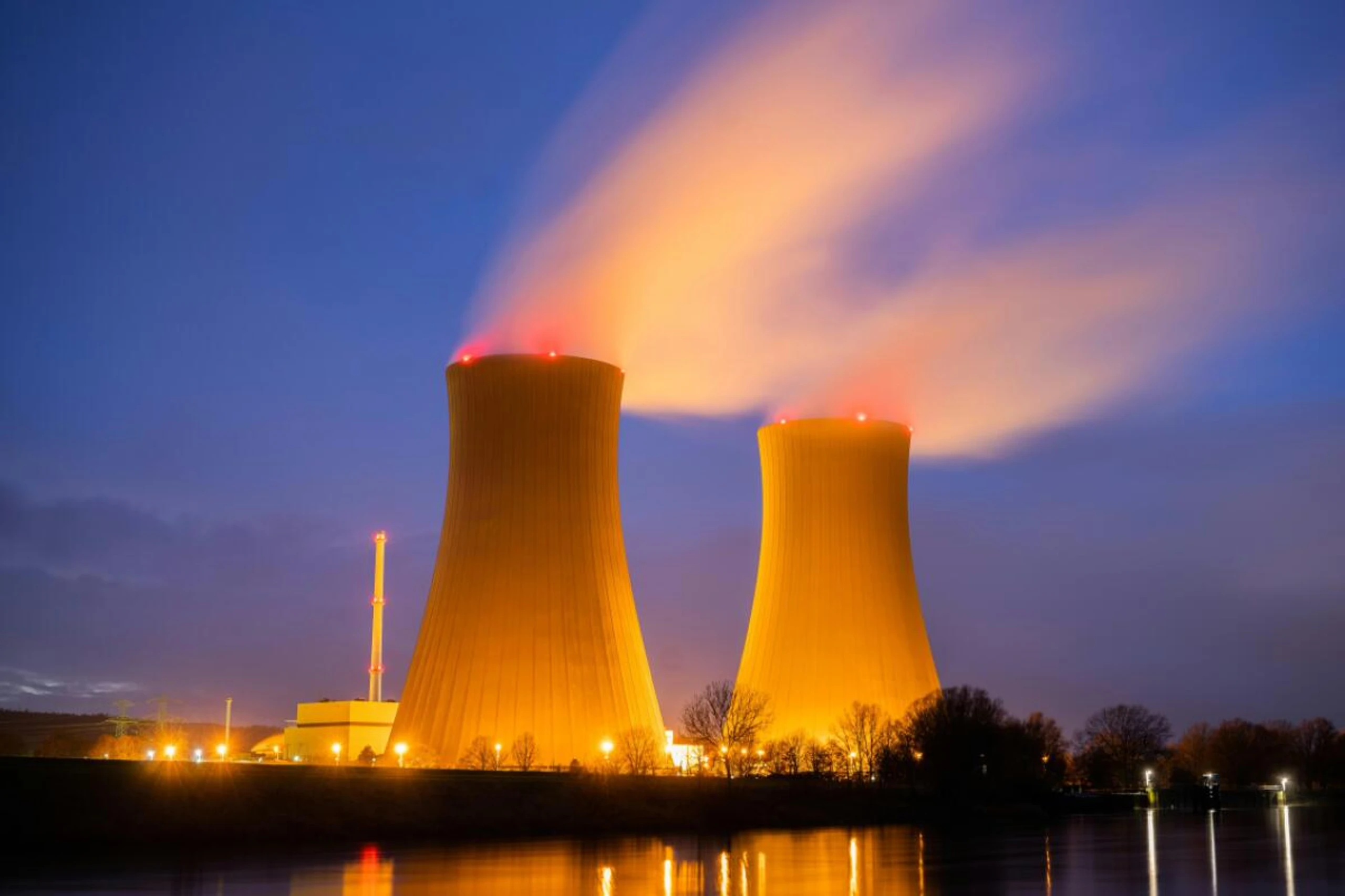 Auch das Atomkraftwerk Grohnde wurde stillgelegt