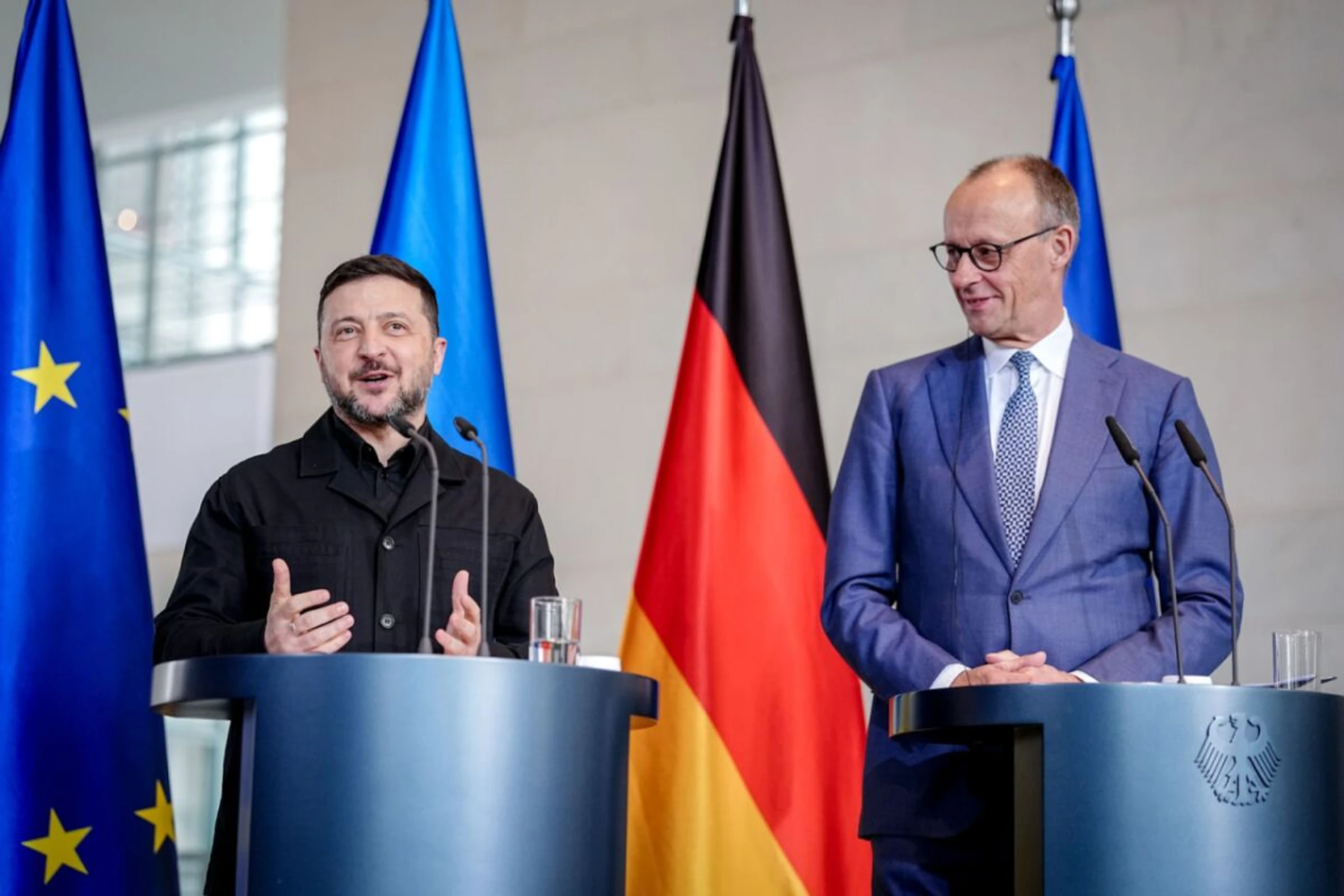 Selenskyj und Merz wollen Kooperation intensivieren