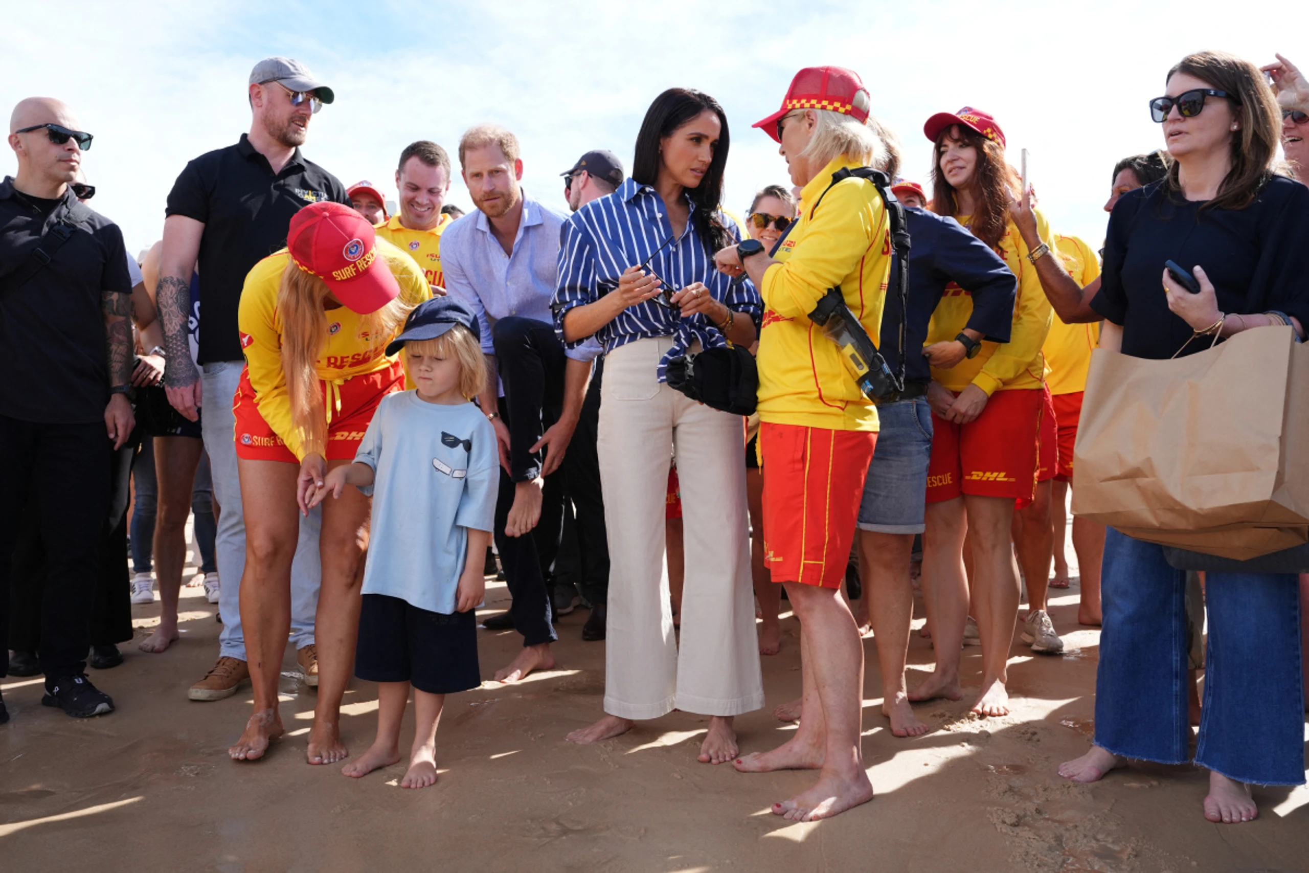 Meghan und Harry am australischen Bondi Beach