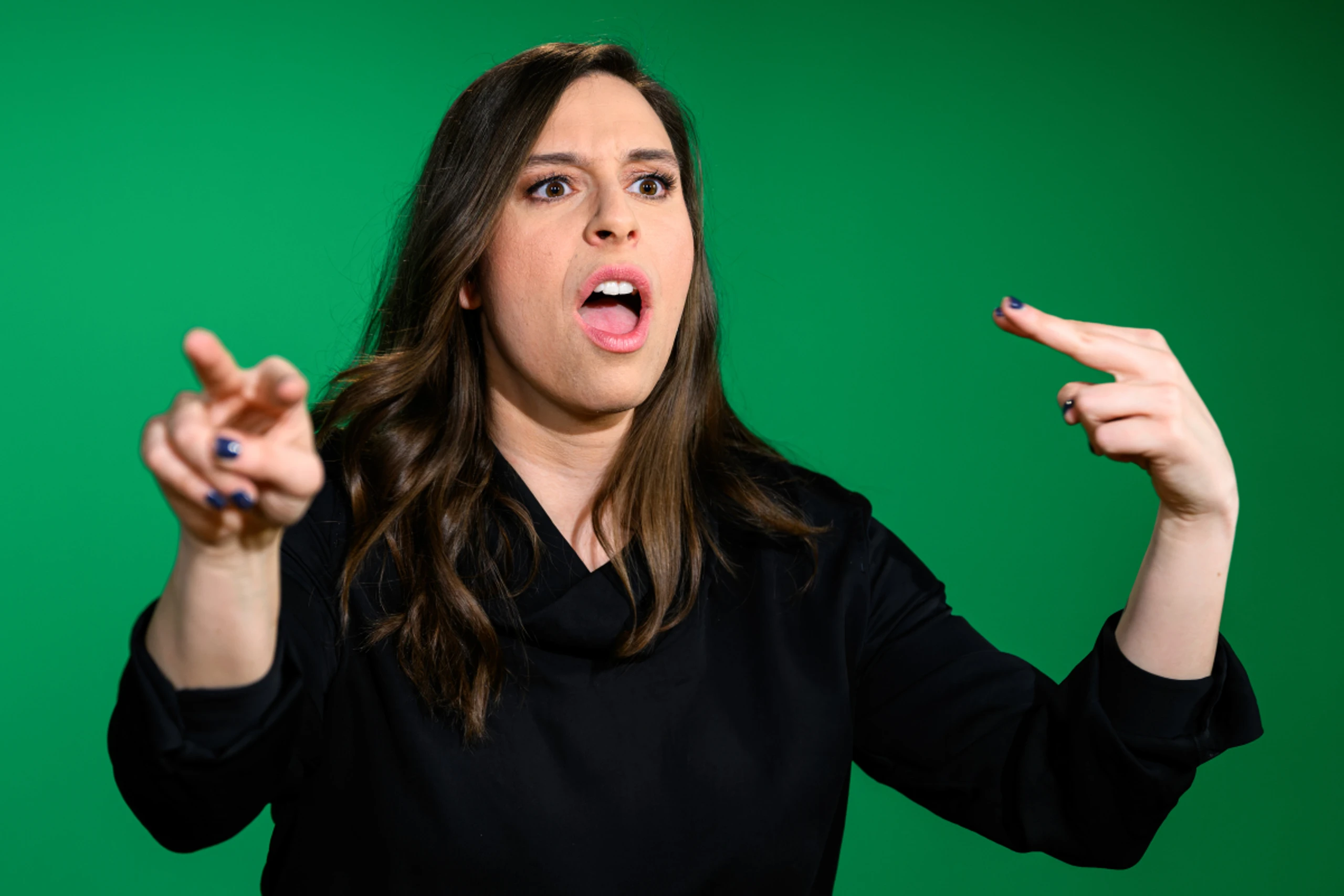 Amanda Jovanovic überträgt San Marinos Beitrag in ihre eigene Sprache