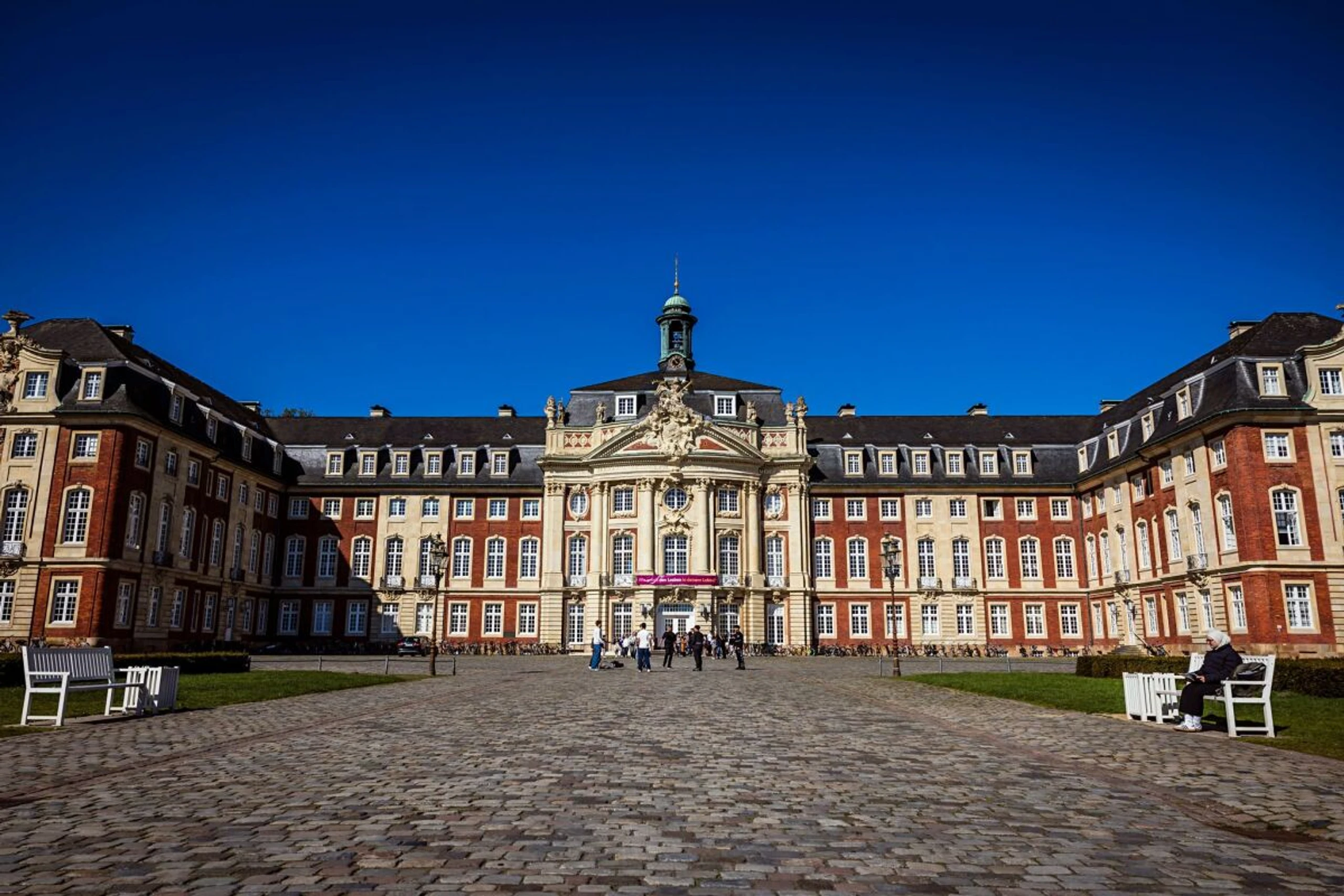 Blick auf das Schloss zu Münster