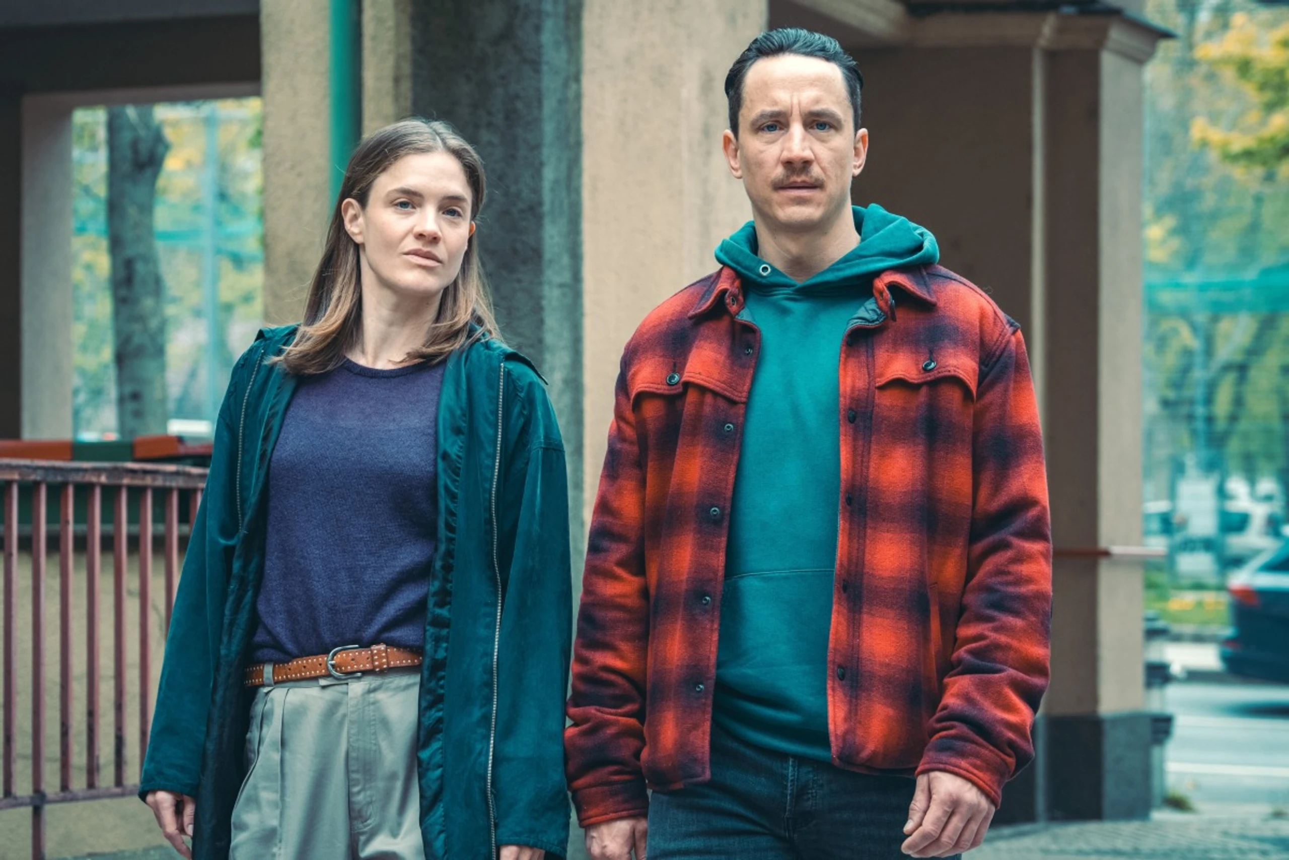 ++ HANDOUT ++ Miriam Fussenegger und Laurence Rupp beim Dreh zu ihrer ersten Folge