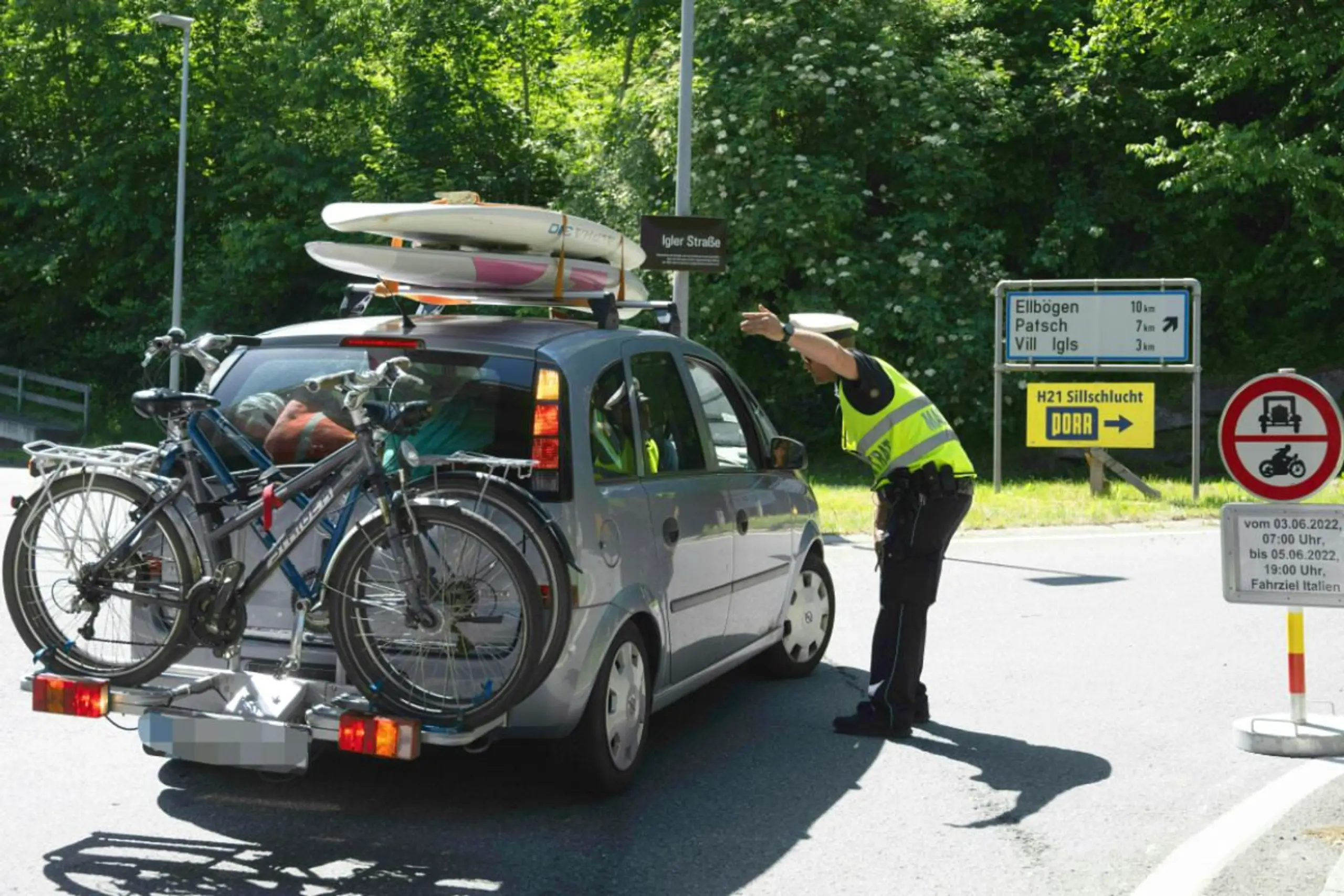 Fahrvrbote in Tirol wurden wieder ausgeweitet