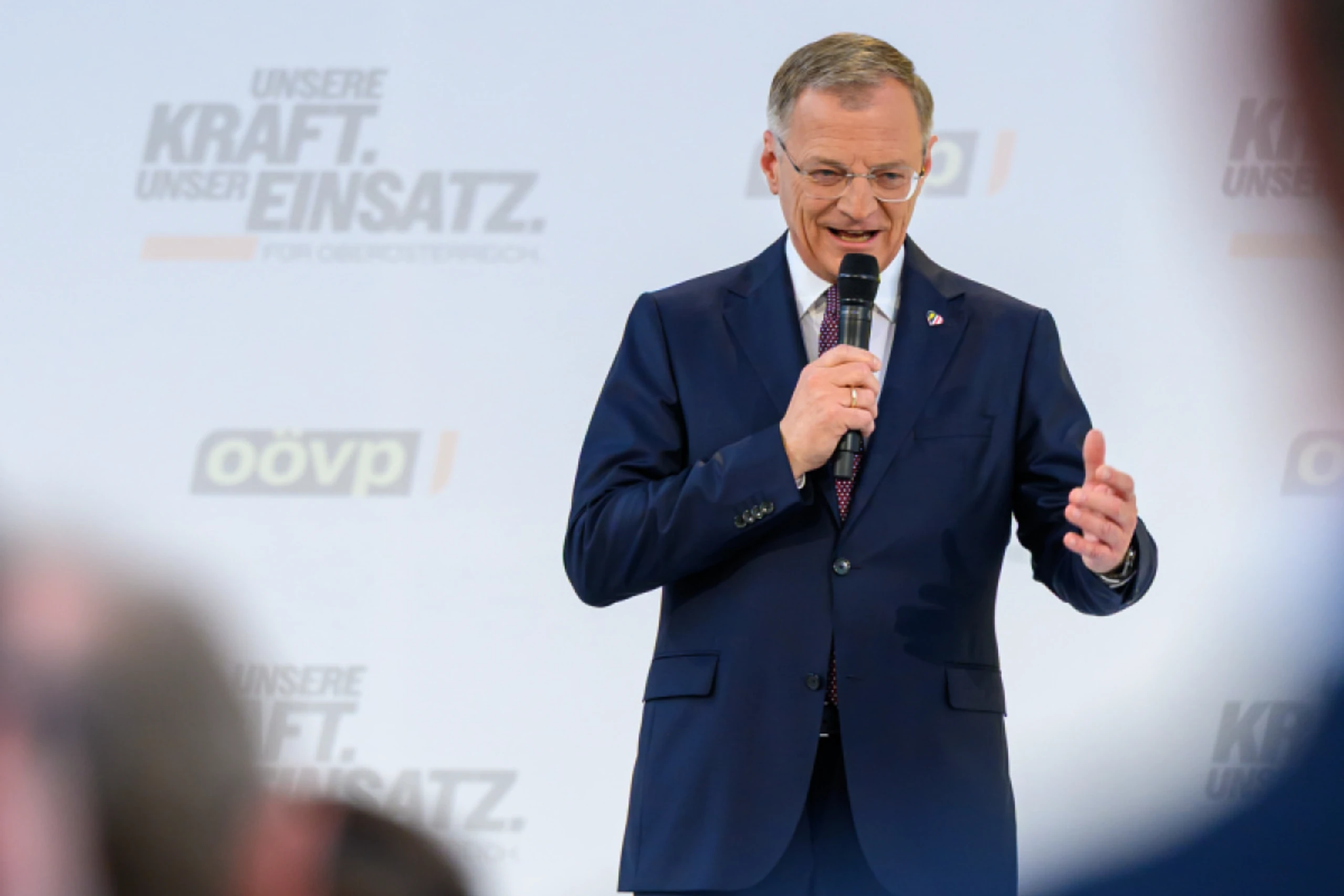 Stelzer auf dem 42. ordentlichen Landesparteitag der ÖVP in Linz