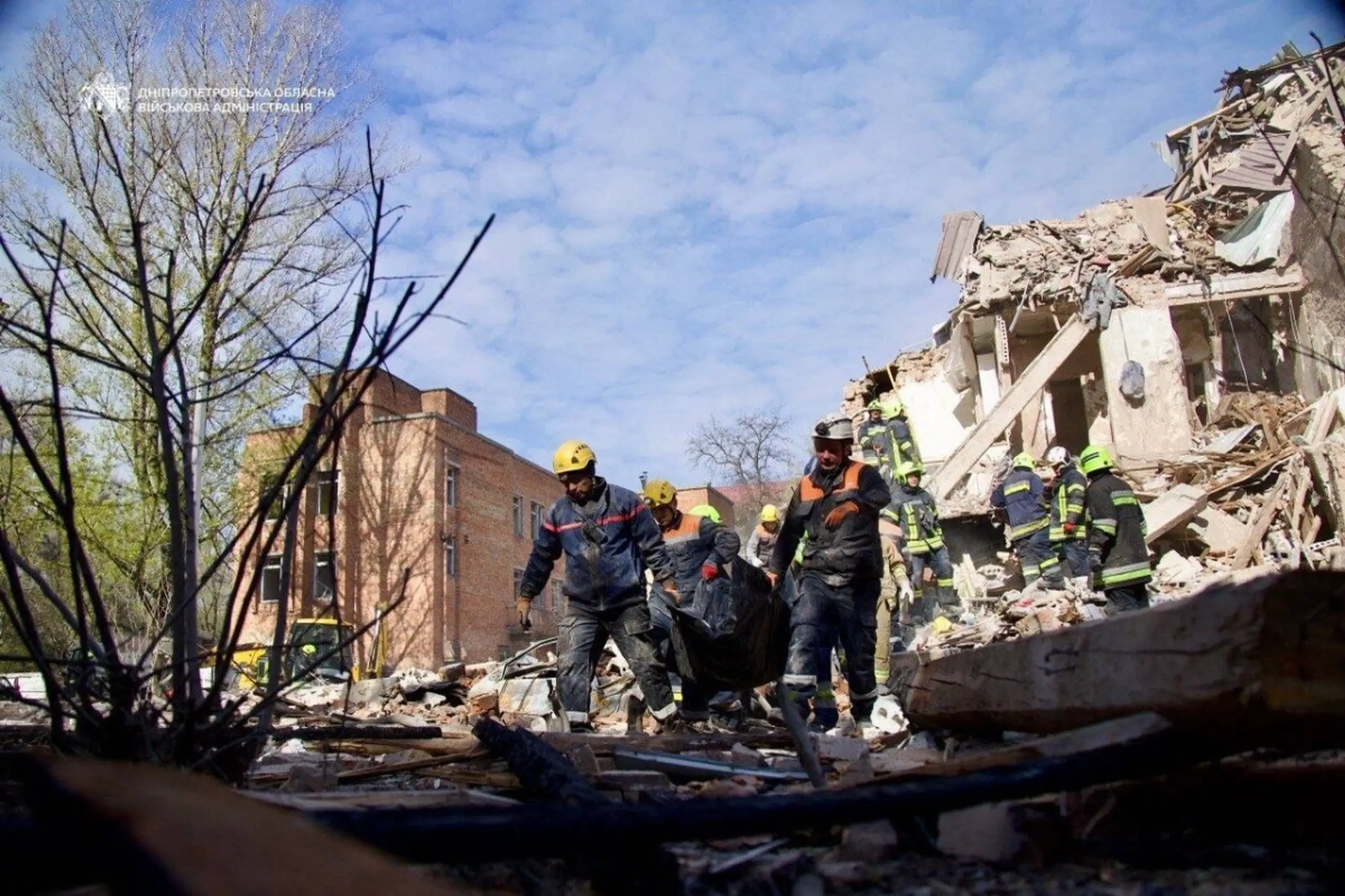 Dnipro wurde erneut Ziel russischer Angriffe (Archivbild)