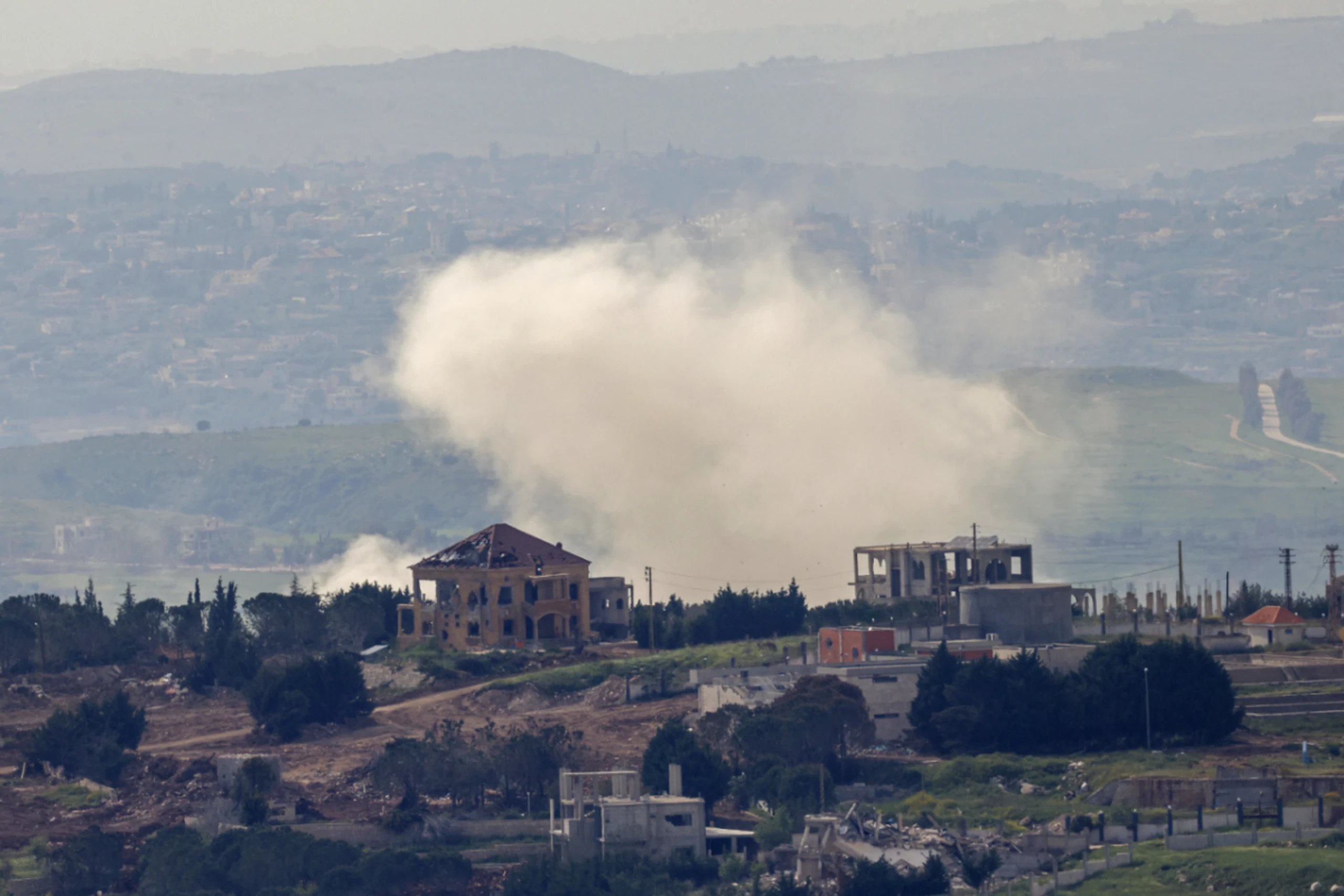 Rauchwolken nach Angriffen im Libanon