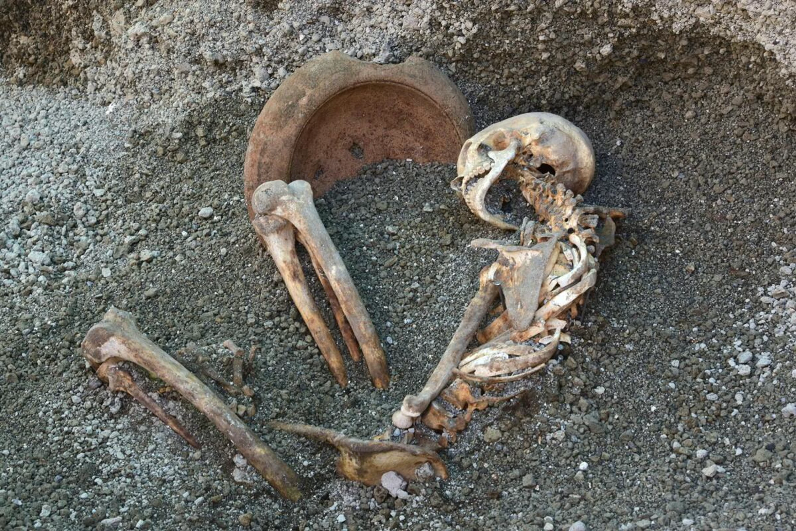 Dieser Mann kann offenbar im Steinschlag ums Leben