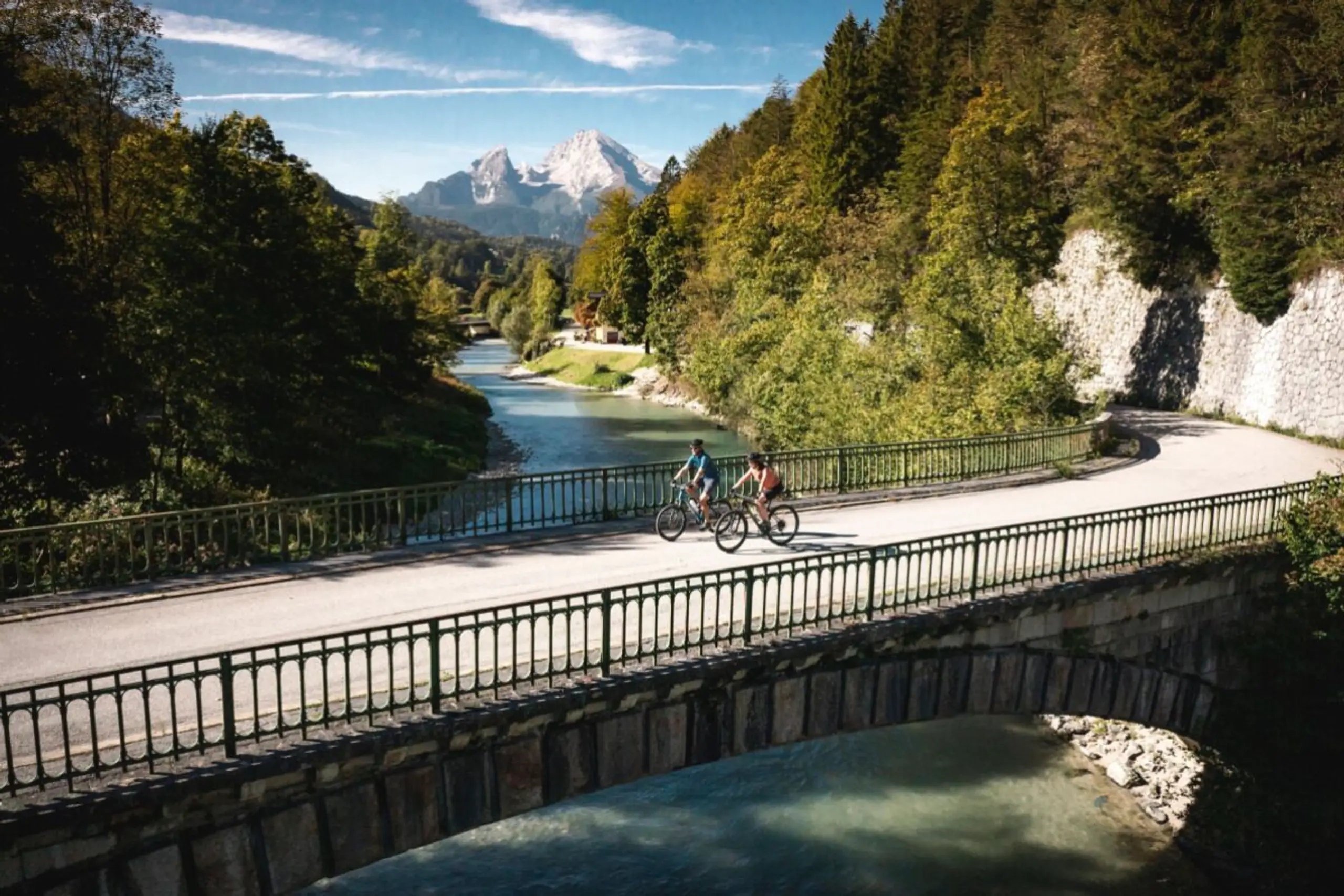 Der Fernradweg Salzschleife wurde um 67 km bis nach Salzburg erweitert