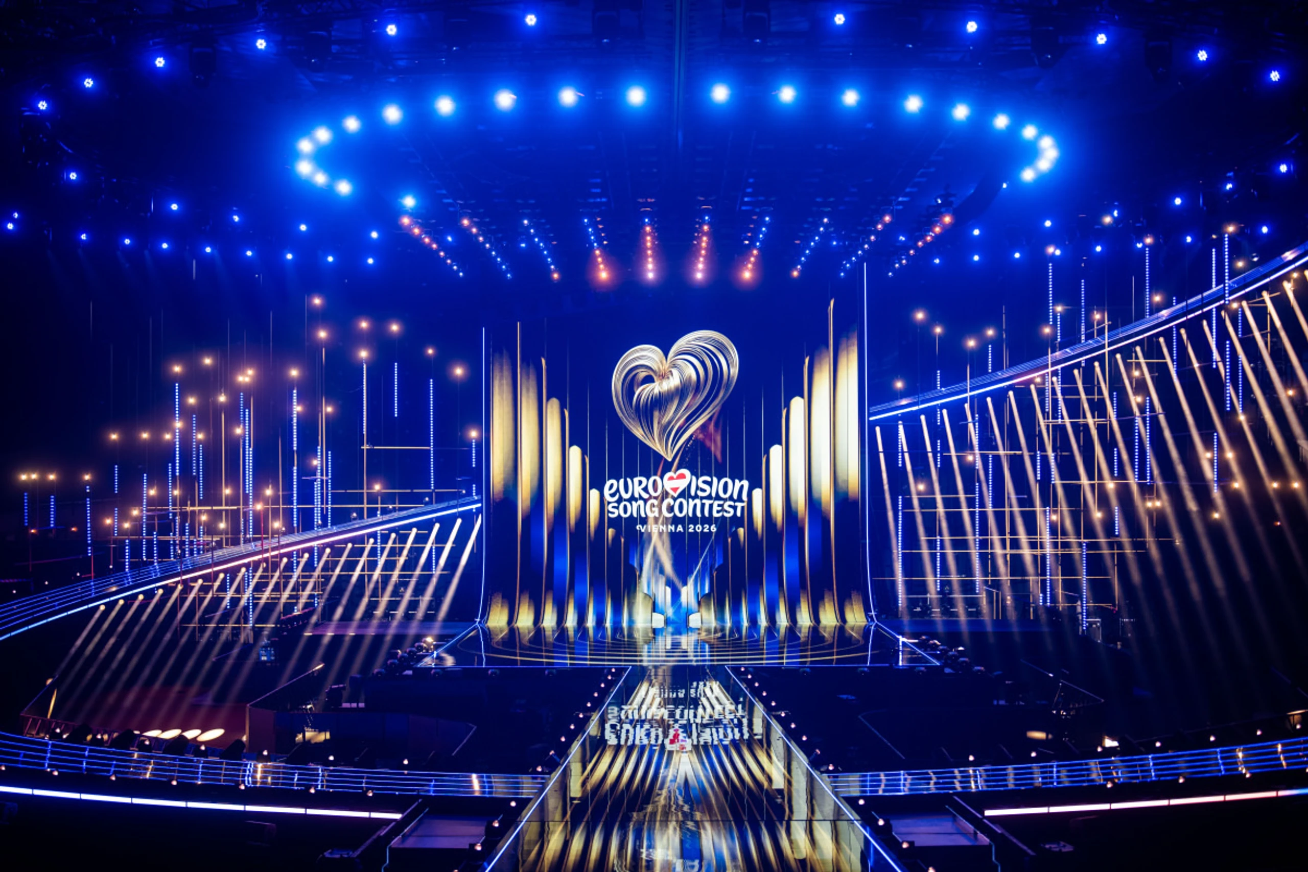 Die riesige ESC-Bühne wurde von Van der Bellen eröffnet