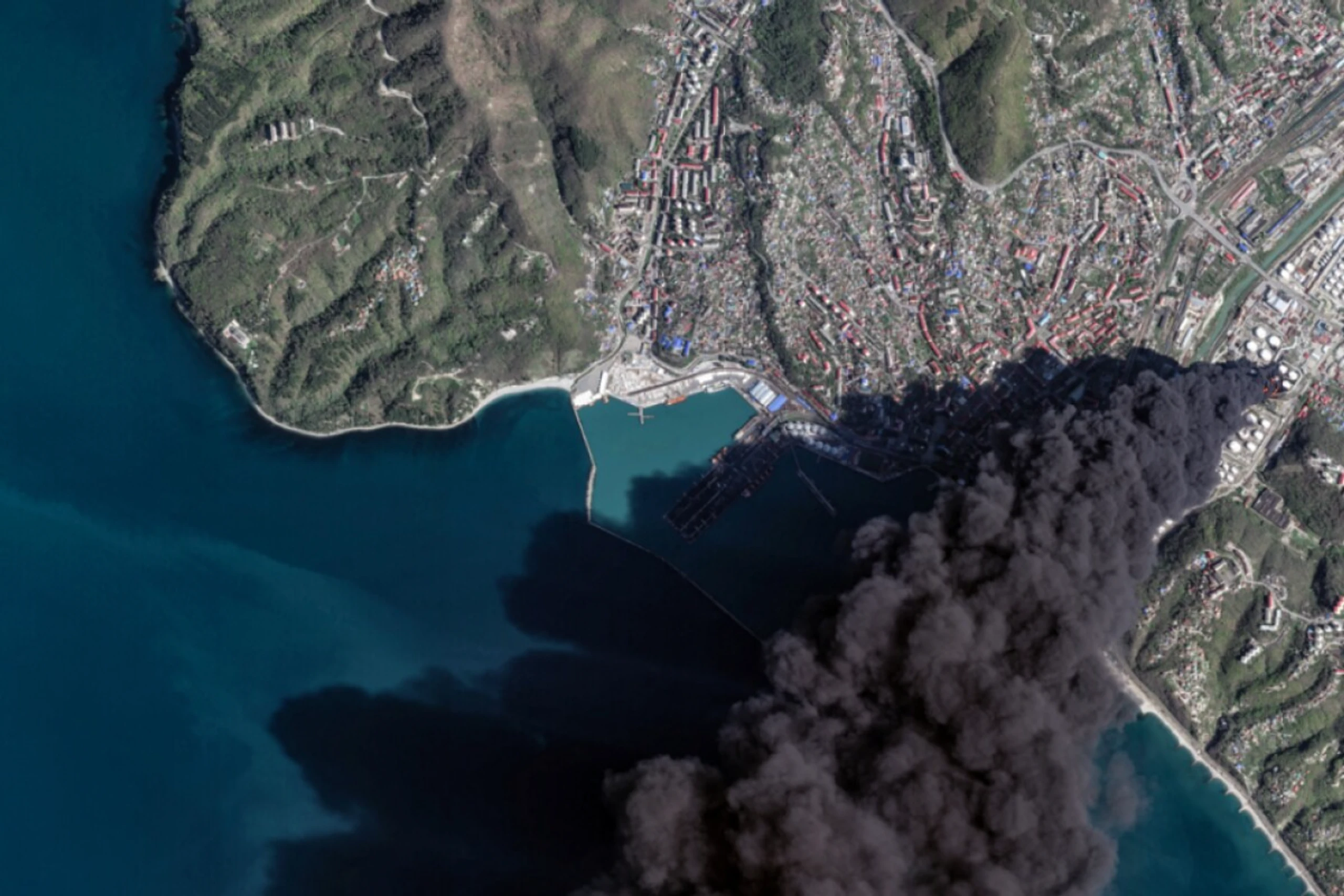 Die Ölraffinerie in Tuapse wurde bereits einmal attackiert